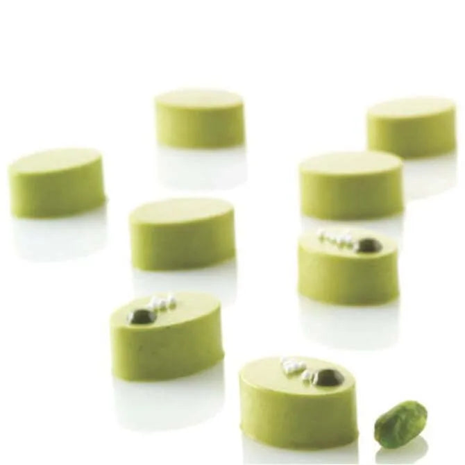 Micro Flex Oval 5 Silicone Mold - 35 Cavity Baking Molds for Cupcakes, Candles, Soap, Resin Crafts - Perfect for DIY, Home Baking & Party Decorations
