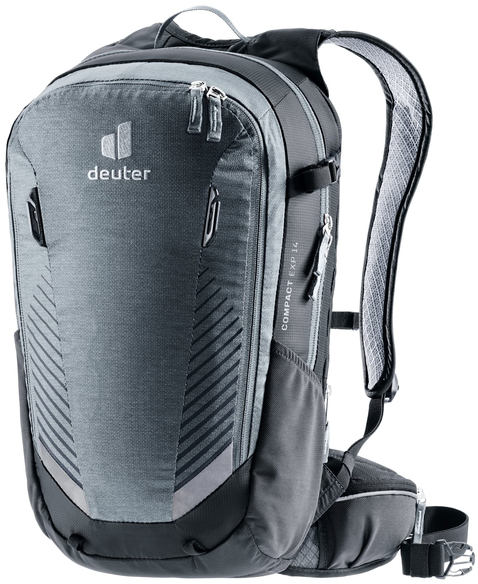 Deuter Compact EXP 14 Bike Backpack with Streamer 3.0 Hydration System - Lightweight Cycling Pack for Mountain Biking, Hiking & Outdoor Adventures