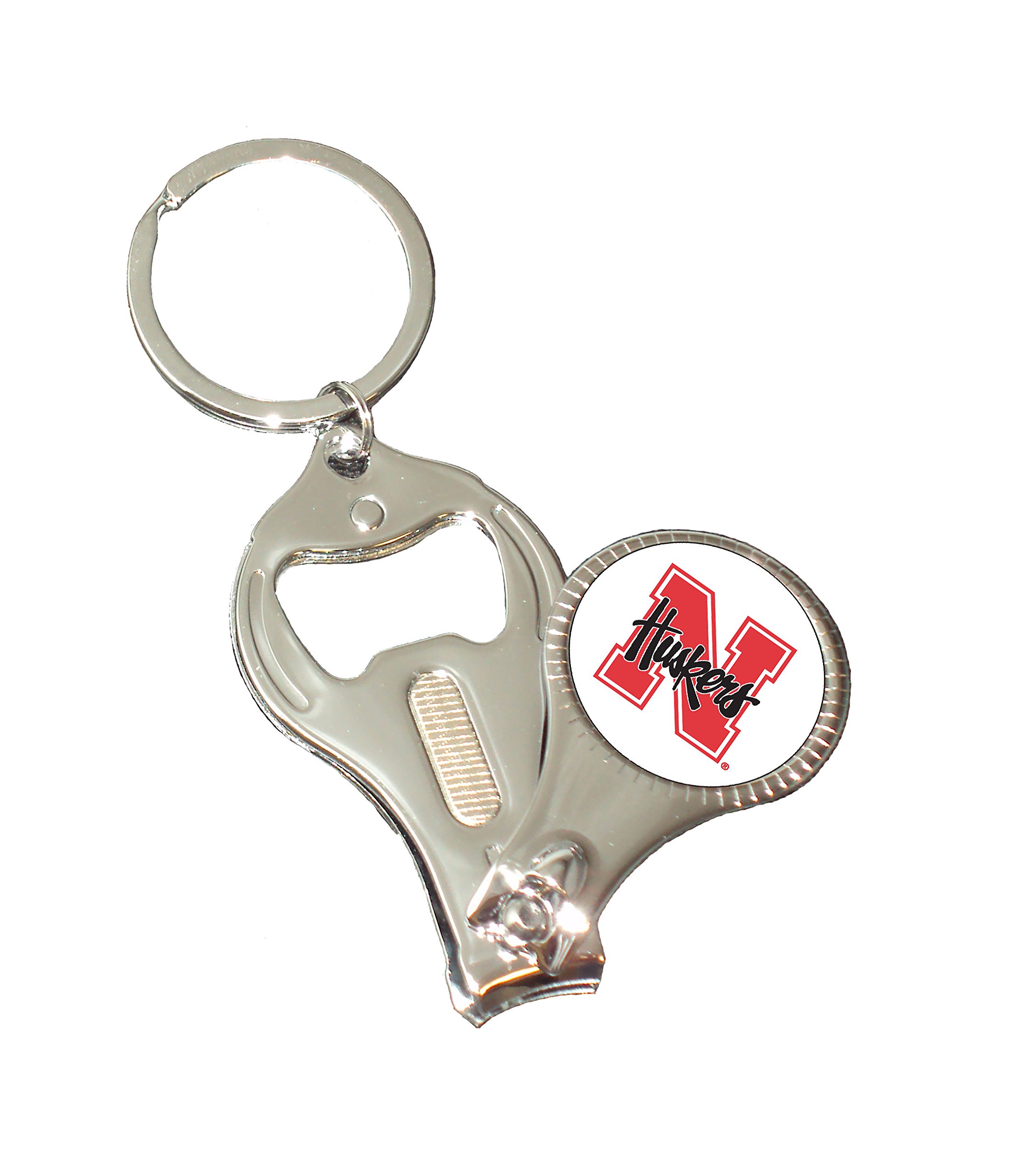 NCAA 3-in-1 Nail Clipper Keychain - Compact Multi-Tool for Manicure, Travel & Everyday Carry (Great for Gifts, College Fans & On-the-Go)