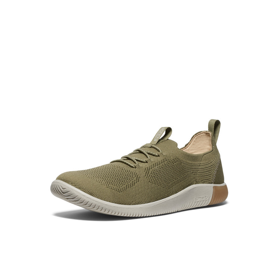 Men's KNX Knit Sneakers - Lightweight Comfortable Walking Shoes | Martini Olive/Plaza Taupe Color | Perfect for Casual Wear, Gym & Outdoor Activities