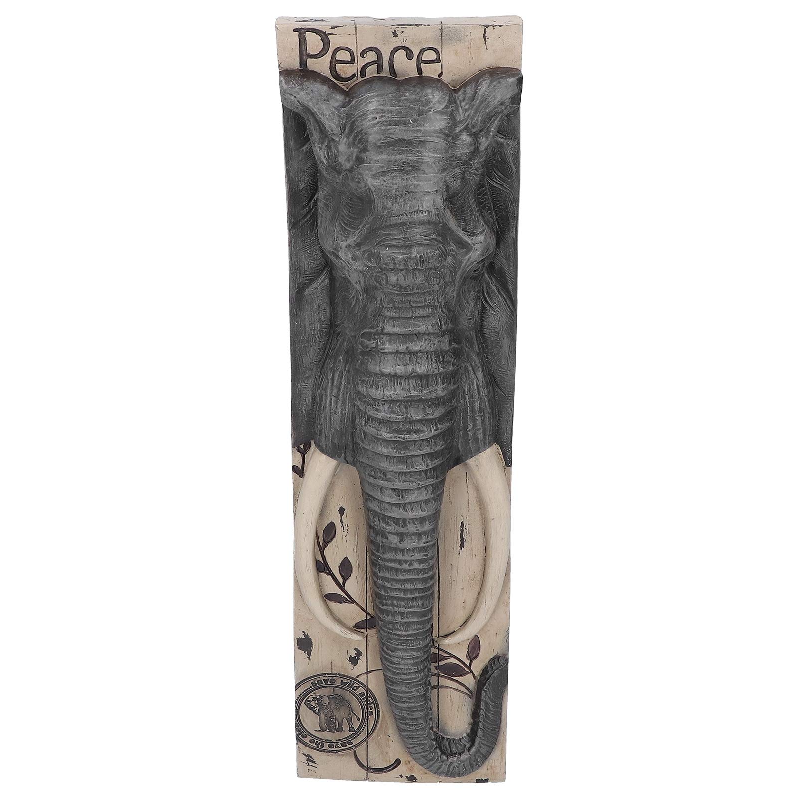 17x4.4x0.4 Inch Resin Wall Art - Handcrafted Animal Wall Hanging Decor for Home, Bar, Shop & Gallery | Unique Gift for Collectors & Craft Lovers