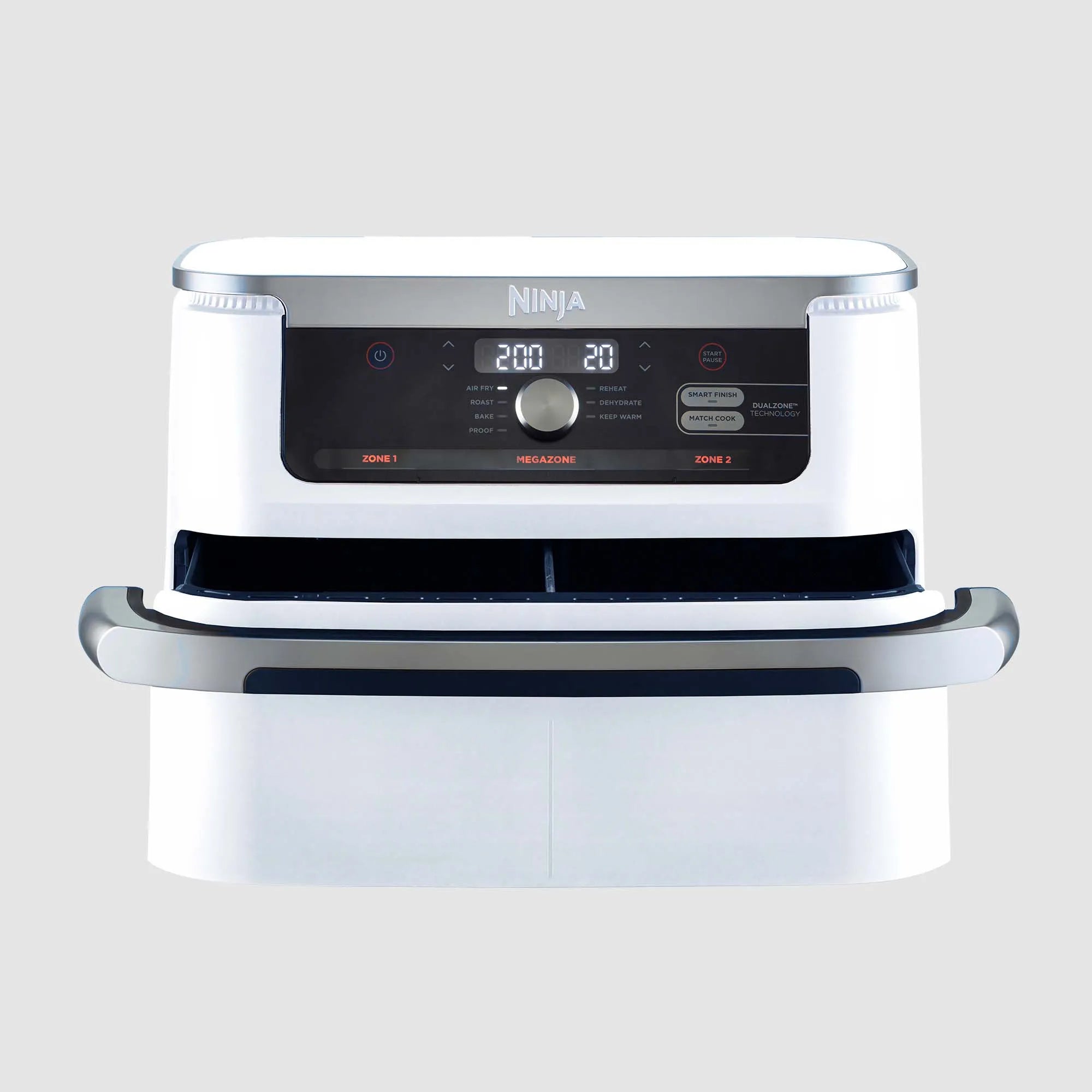Ninja XXXL FlexDrawer Air Fryer - 8.5 Quart Large Capacity, 6-in-1 Multi-Cooker with FlexZone Technology for Roasting, Baking, Reheating & Dehydrating - Perfect for Family Meals, Meal Prep & Healthy Cooking