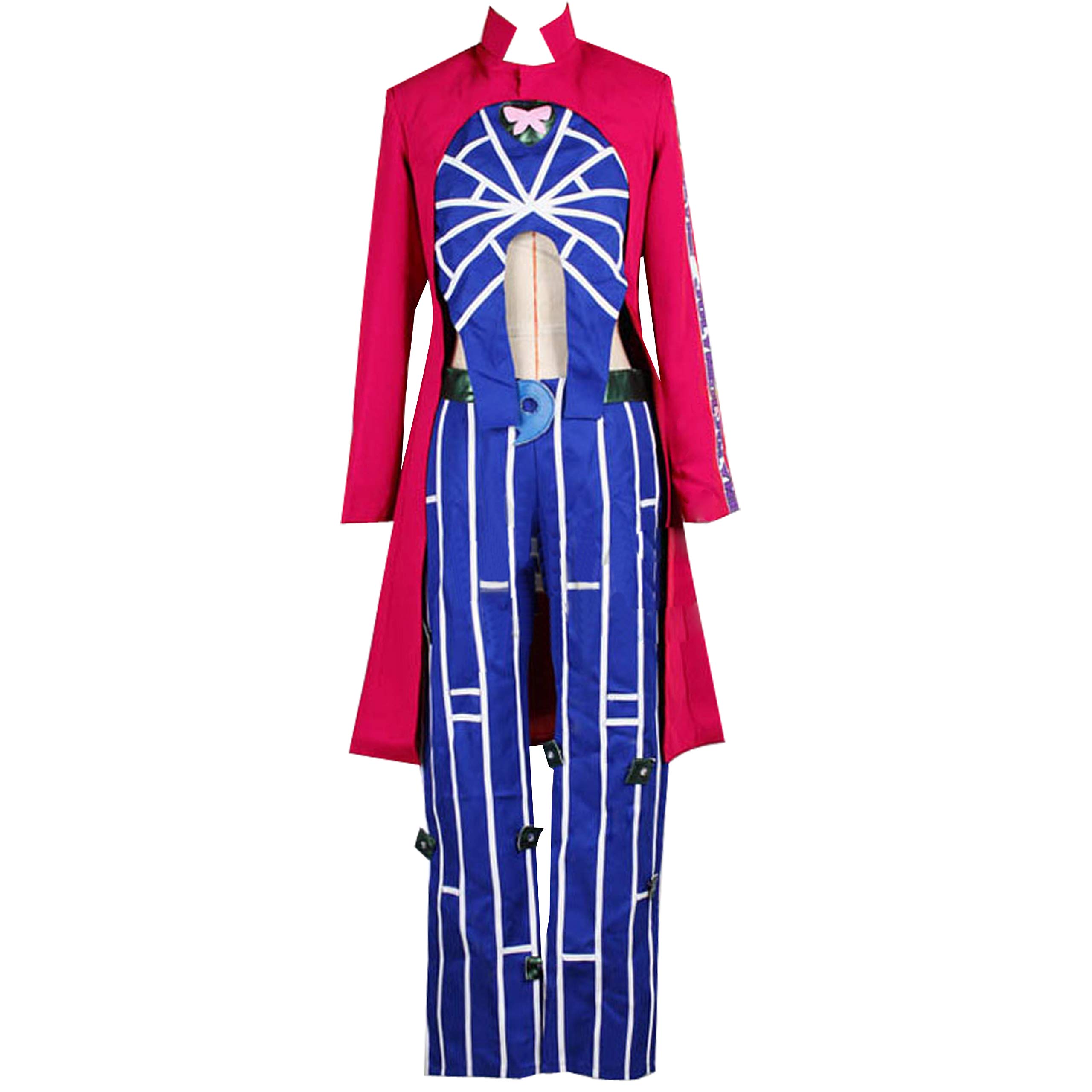 Anime Jolyne Kujo Cosplay Costume - Men's Jacket Uniform Outfit for Halloween, Anime Conventions & Role Playing
