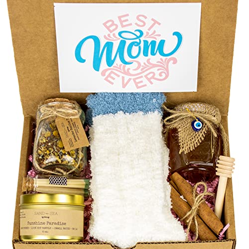 Best Mom Ever Gift Box - Thoughtful Birthday & Mother's Day Gifts for Women, Expecting Moms from Daughter or Son | Perfect for New Moms, Anniversaries & Special Occasions