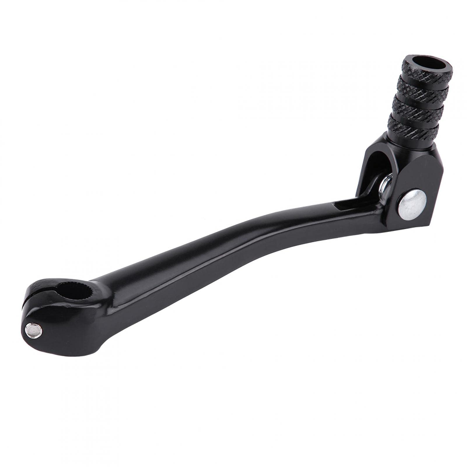 Aluminum Alloy CNC Folding Dirt Bike Shifter Gear Lever - Compatible with 50cc 90cc 110cc 125cc 4-Stroke Dirt Bikes (Black) - Perfect for Off-Road Racing & Trail Riding