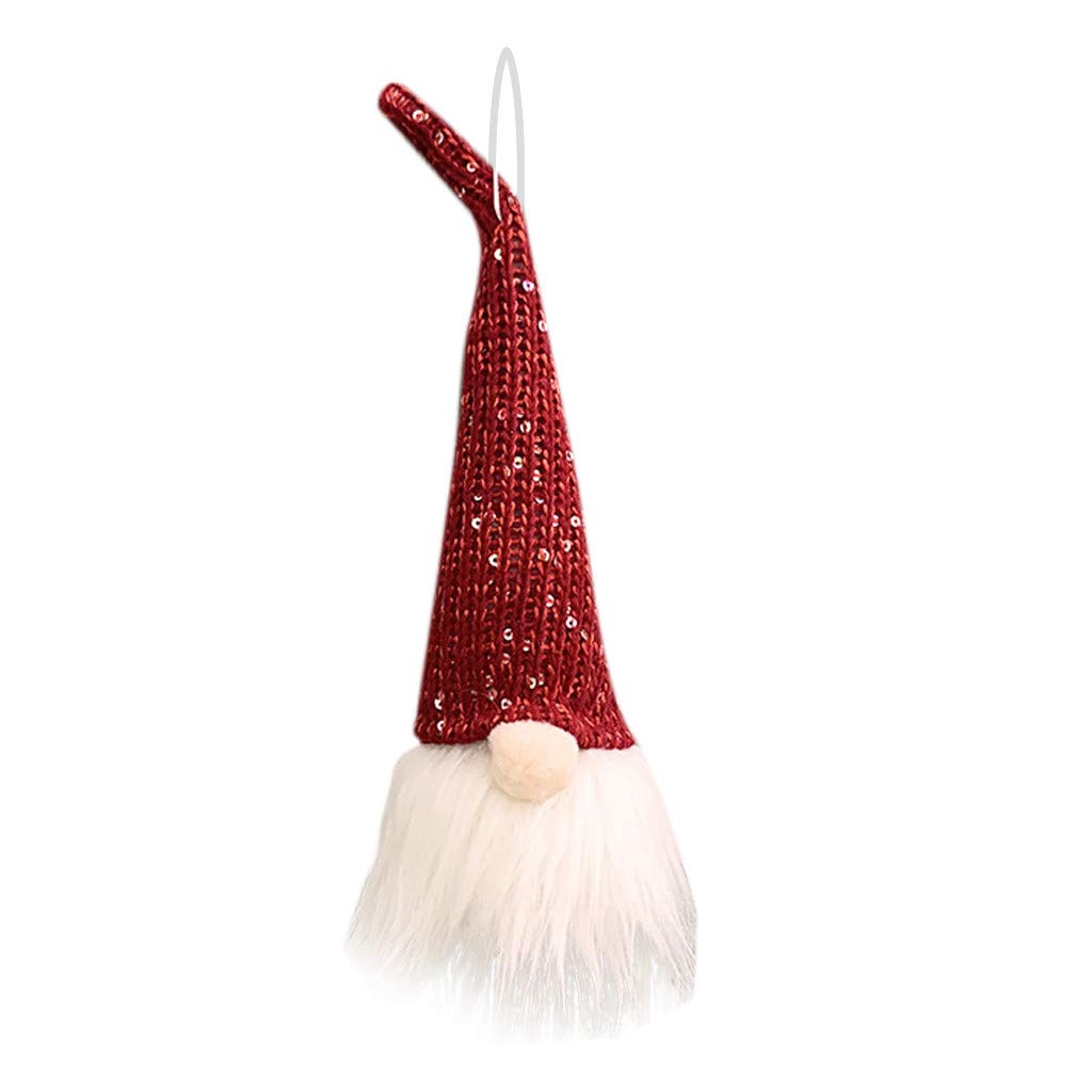 Santa Cloth Doll Christmas Decor - Gold & White Holiday Ornaments for Home, Birthday & Party Decorations | Perfect for Tree Toppers, Mantel Displays & Gift Giving