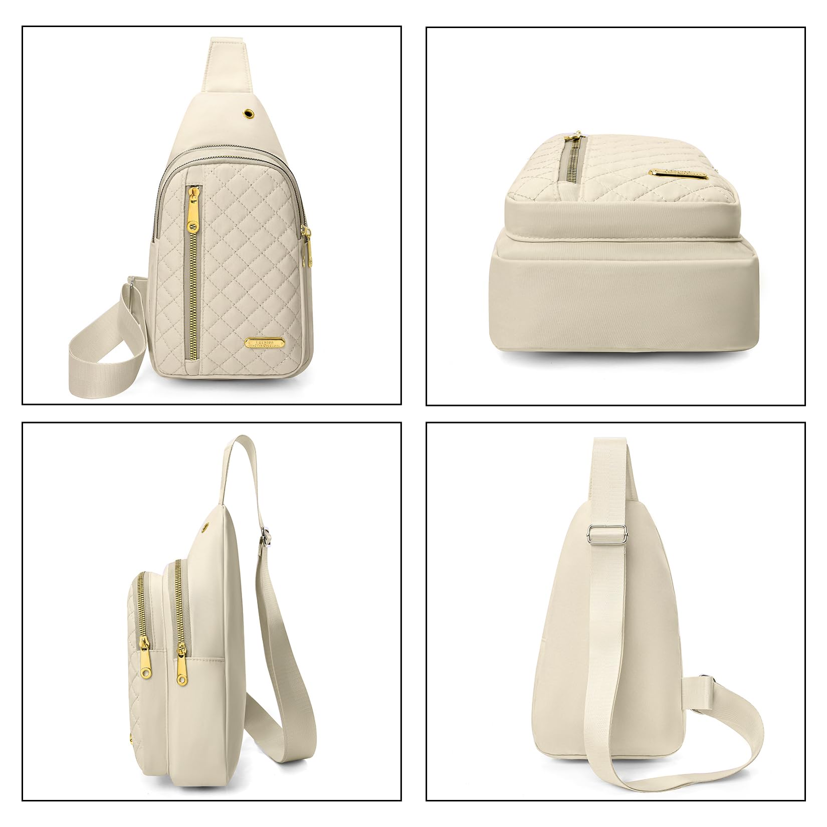 Stylish Unisex Crossbody Sling Bag for Women & Men - Lightweight Casual Shoulder Backpack for Travel, Hiking, and Everyday Use