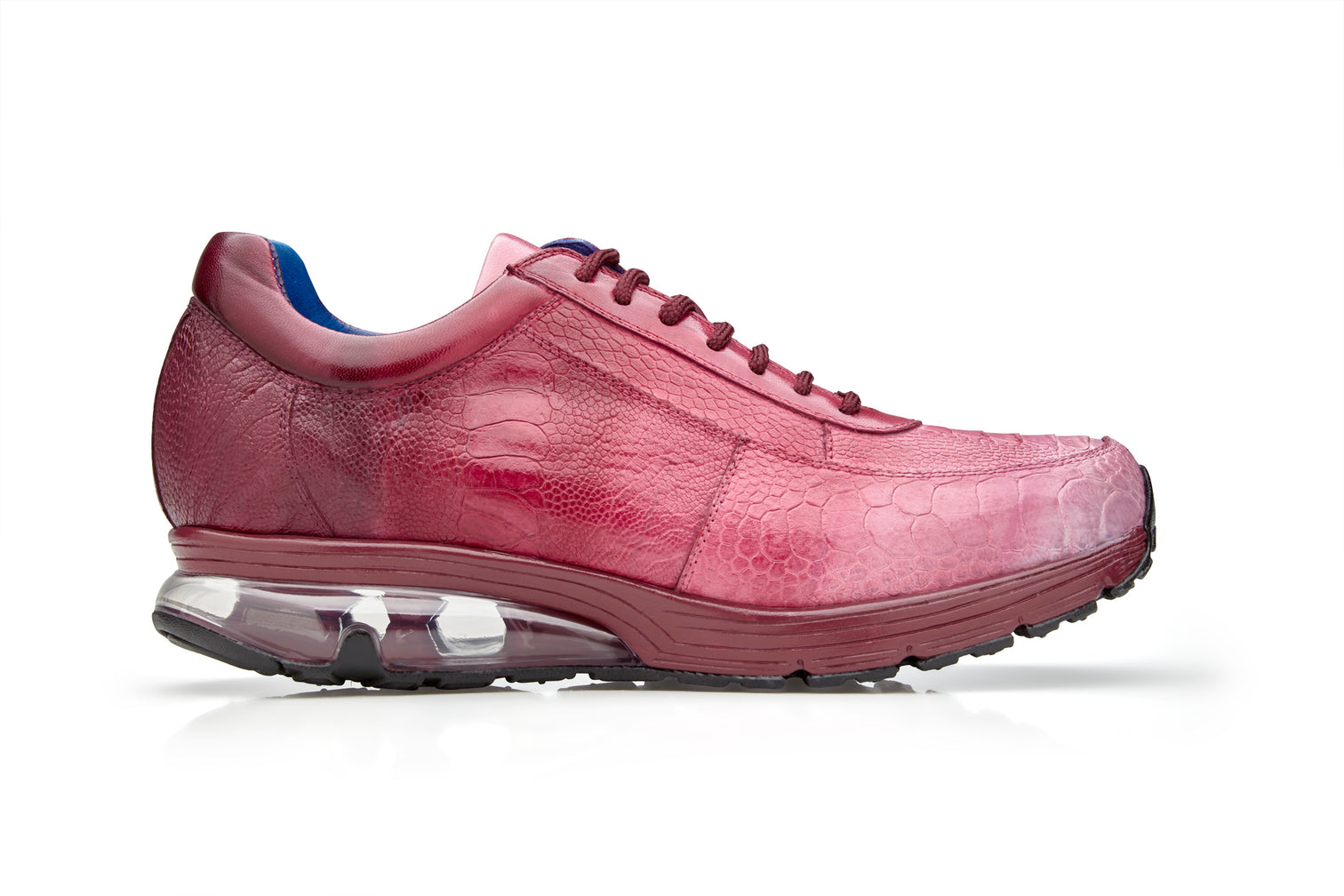 Belvedere George Genuine Ostrich Leather Hand-Painted Multi Rose Sneakers E16 - Stylish Women's Fashion Shoes for Casual Wear & Party Occasions