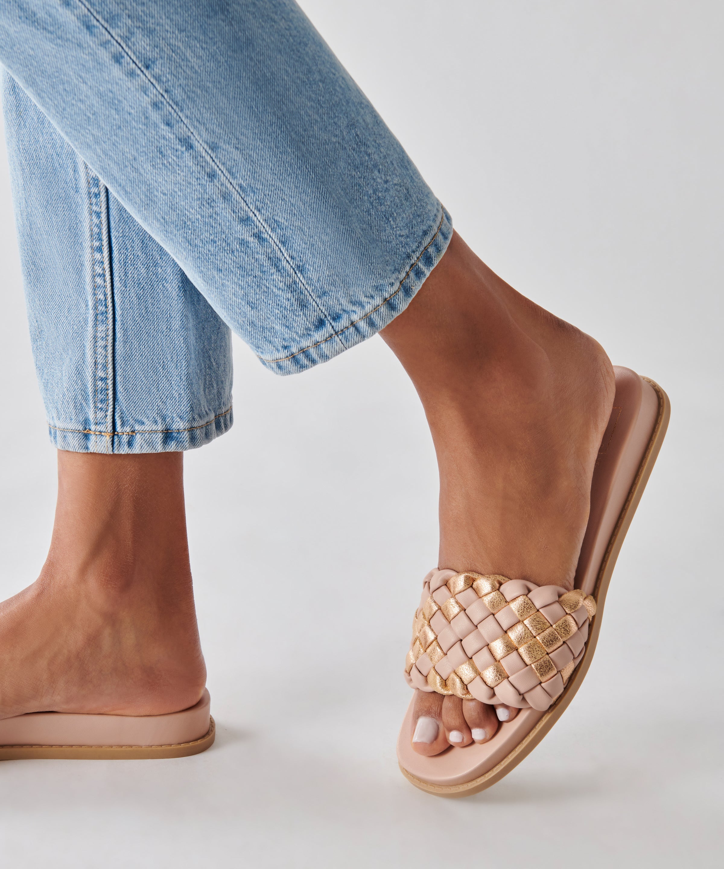 GRAZIE Women's Natural Multi Stella Sandals - Comfortable & Stylish Summer Footwear for Beach, Pool, and Casual Outings