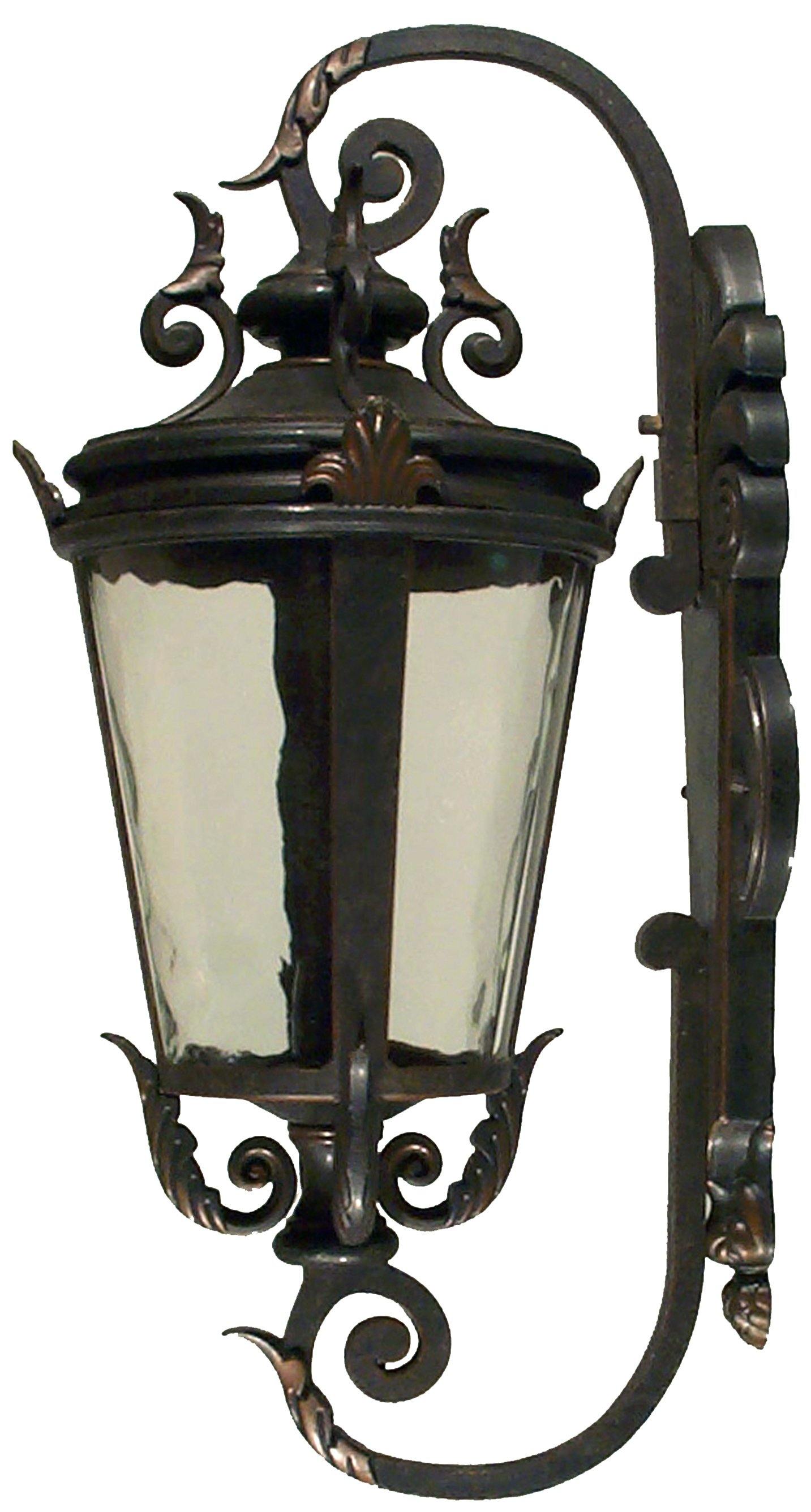 Albany Outdoor Wall Light - Medium Size, Weatherproof Exterior Sconce for Porch, Garage & Garden - Black Matte Finish, LED Compatible