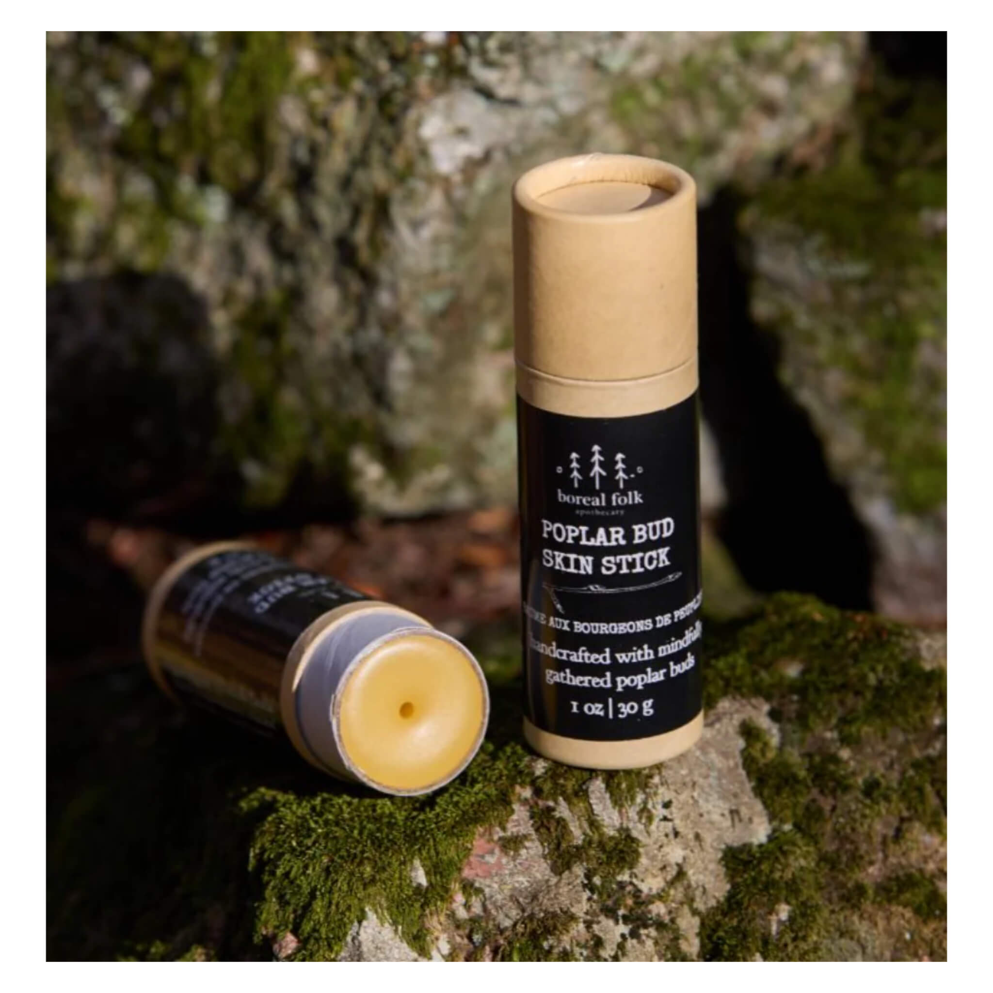 Natural Poplar Bud Skin Stick for Face & Body - Soothing & Moisturizing Skincare Solution - Perfect for Dry, Sensitive Skin & On-the-Go Hydration