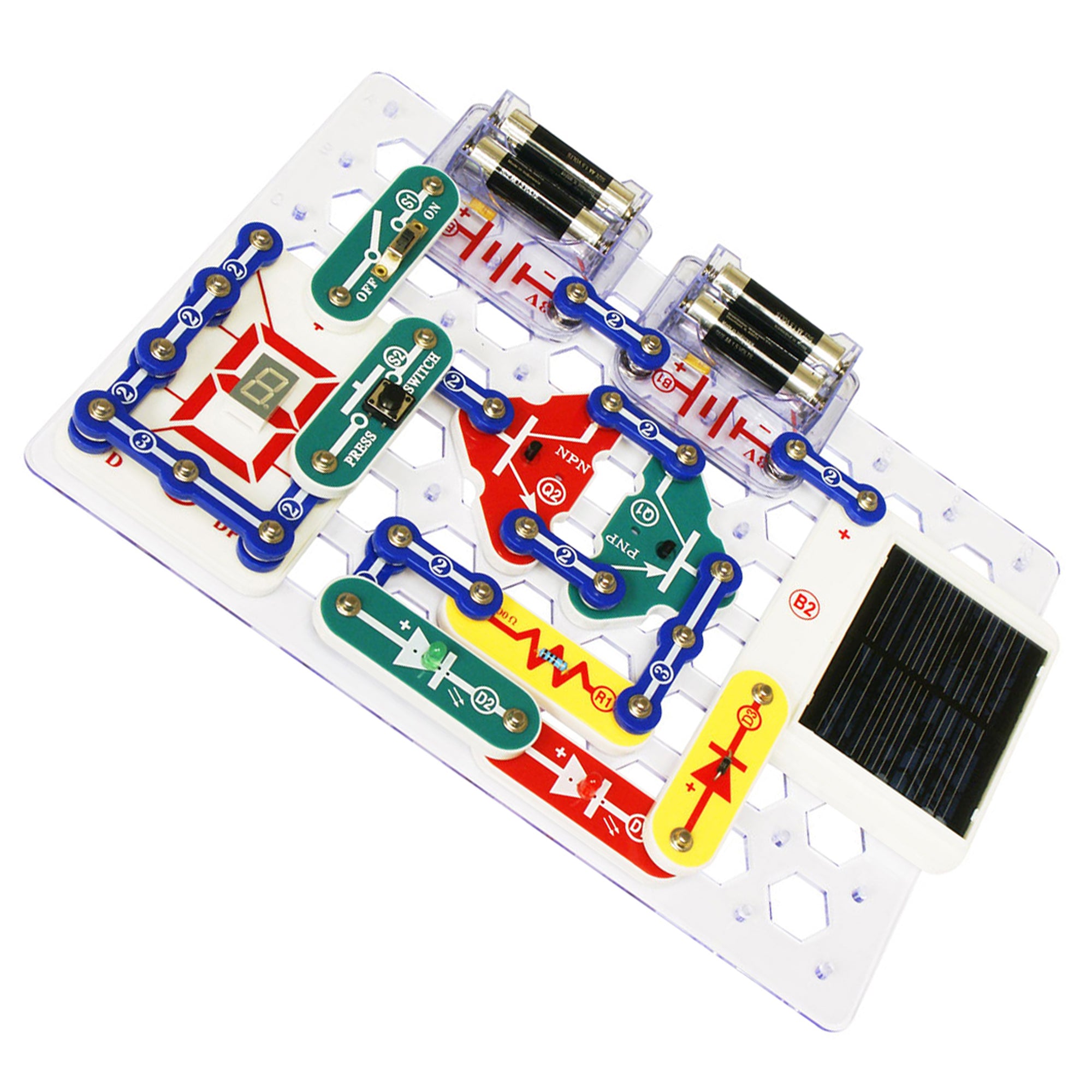 Elenco SC 750R Snap Circuits Electronics Exploration Kit - STEM Educational Toy for Kids & Teens - Learn Circuits, Build Projects - Perfect for Home, School & Science Labs