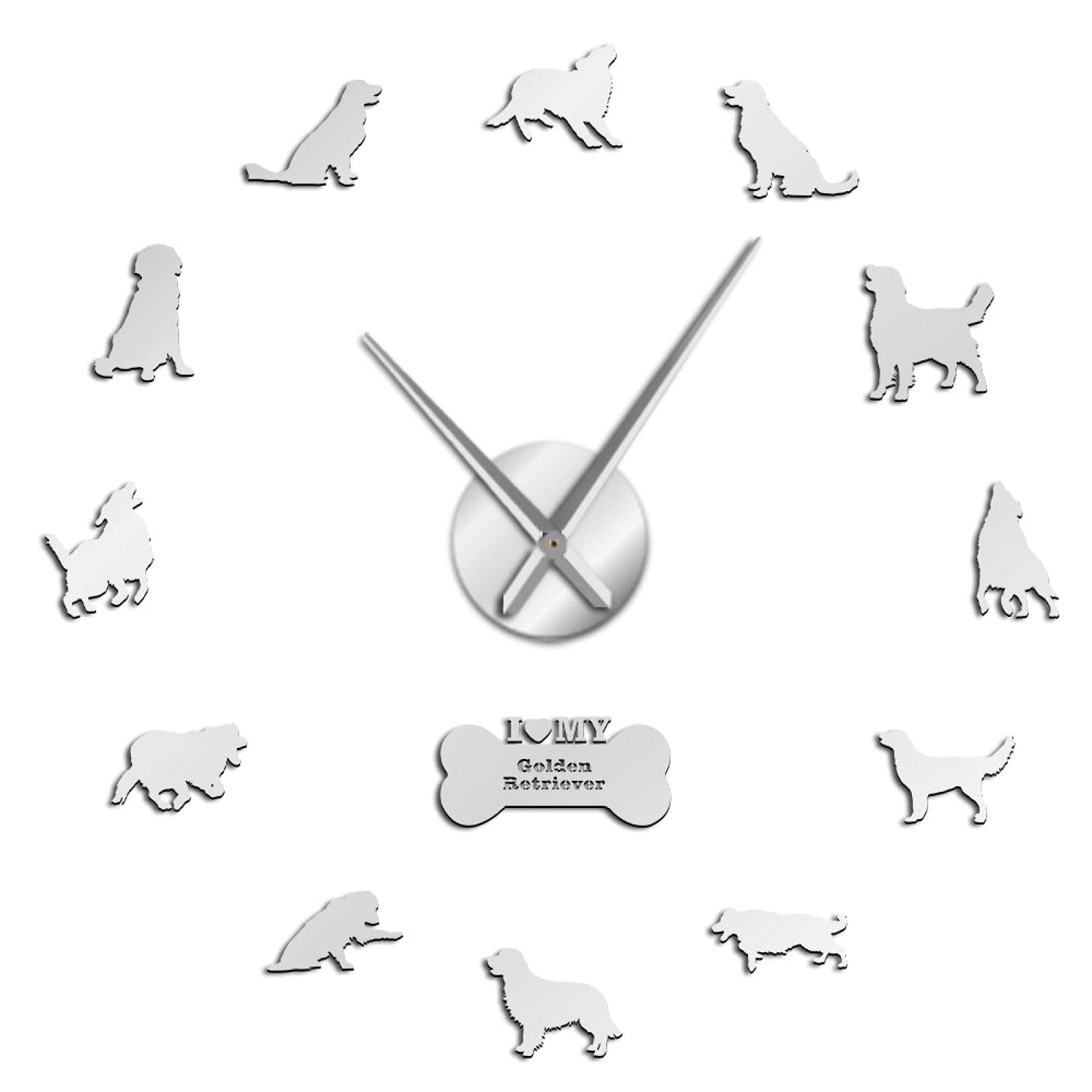 Golden Retriever Wall Clock - Large 37
