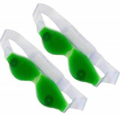 Organic Aloe Vera Gel Cooling Eye Mask (2 Pack) - Soothing Puffy Eyes & Dark Circles for Relaxation & Skincare
