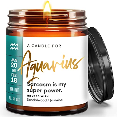 Aquarius Candle