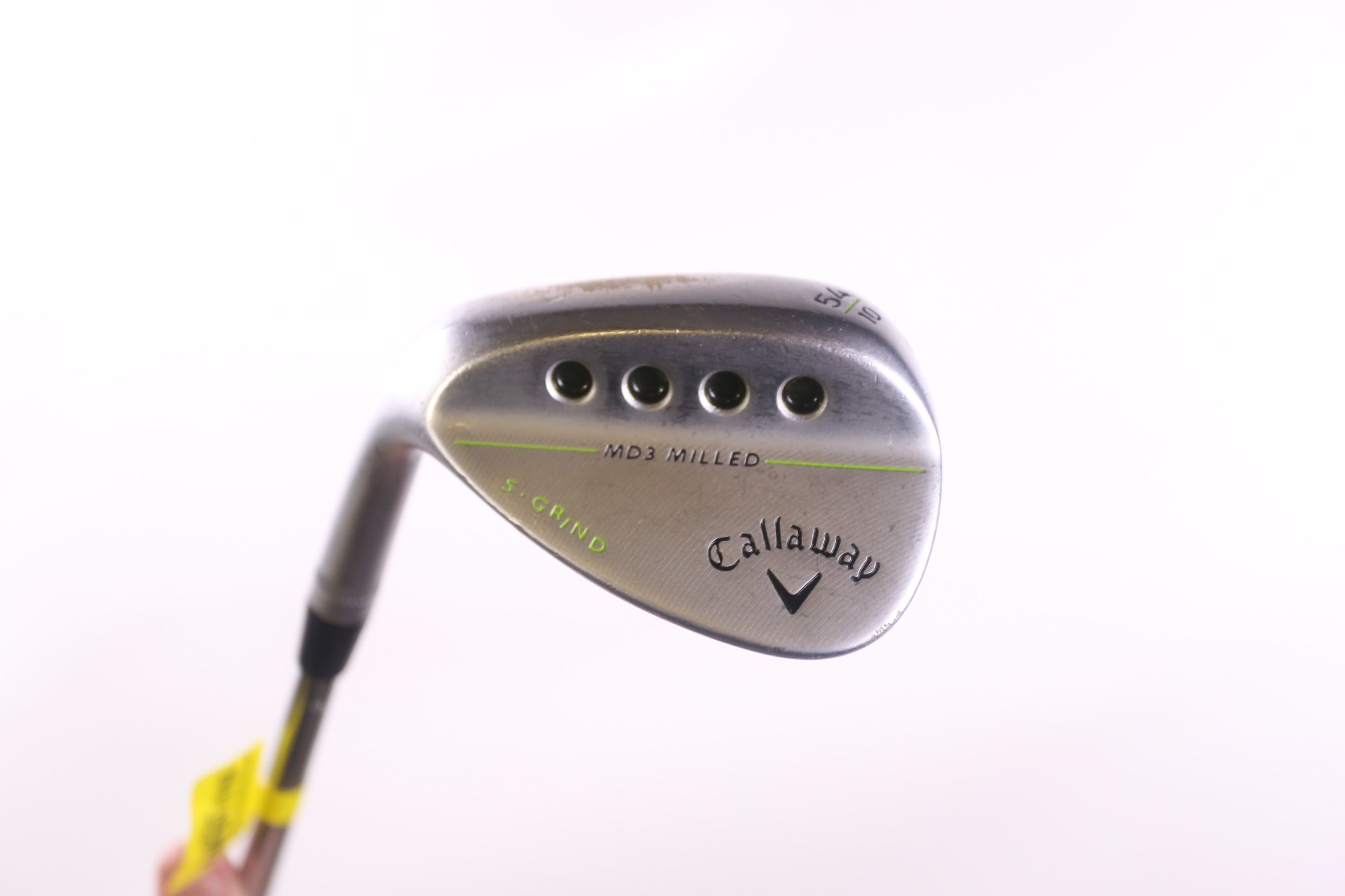 Used Callaway MD3 Milled Chrome Sand Wedge - Left Handed 54° Stiff Flex Golf Club for Bunker Shots & Short Game Precision