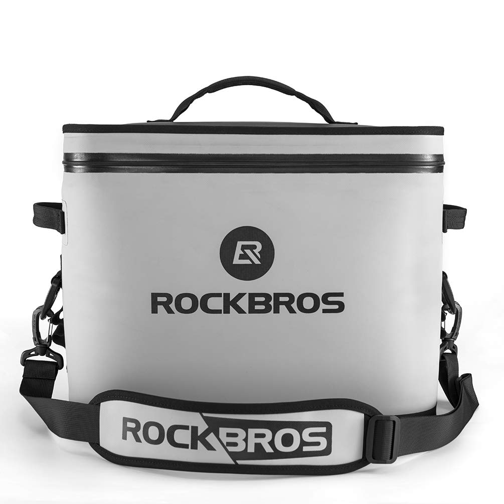 Rock BROS 30 Can Insulated Soft Cooler Bag - Leak Proof, Waterproof & Durable for Camping, Fishing, Beach, Golf & Picnics - Perfect for Outdoor Adventures, Tailgating & Road Trips