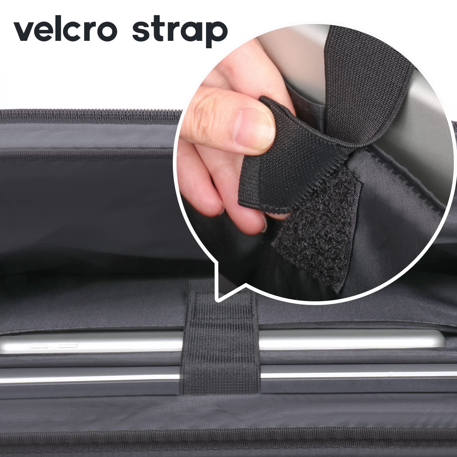 BERTASCHE 17.3 Inch Laptop Bag for Men - Durable Business Laptop Case with Shoulder Strap - Perfect for Work, Office & Business Travel - Grey Computer Carrying Bag