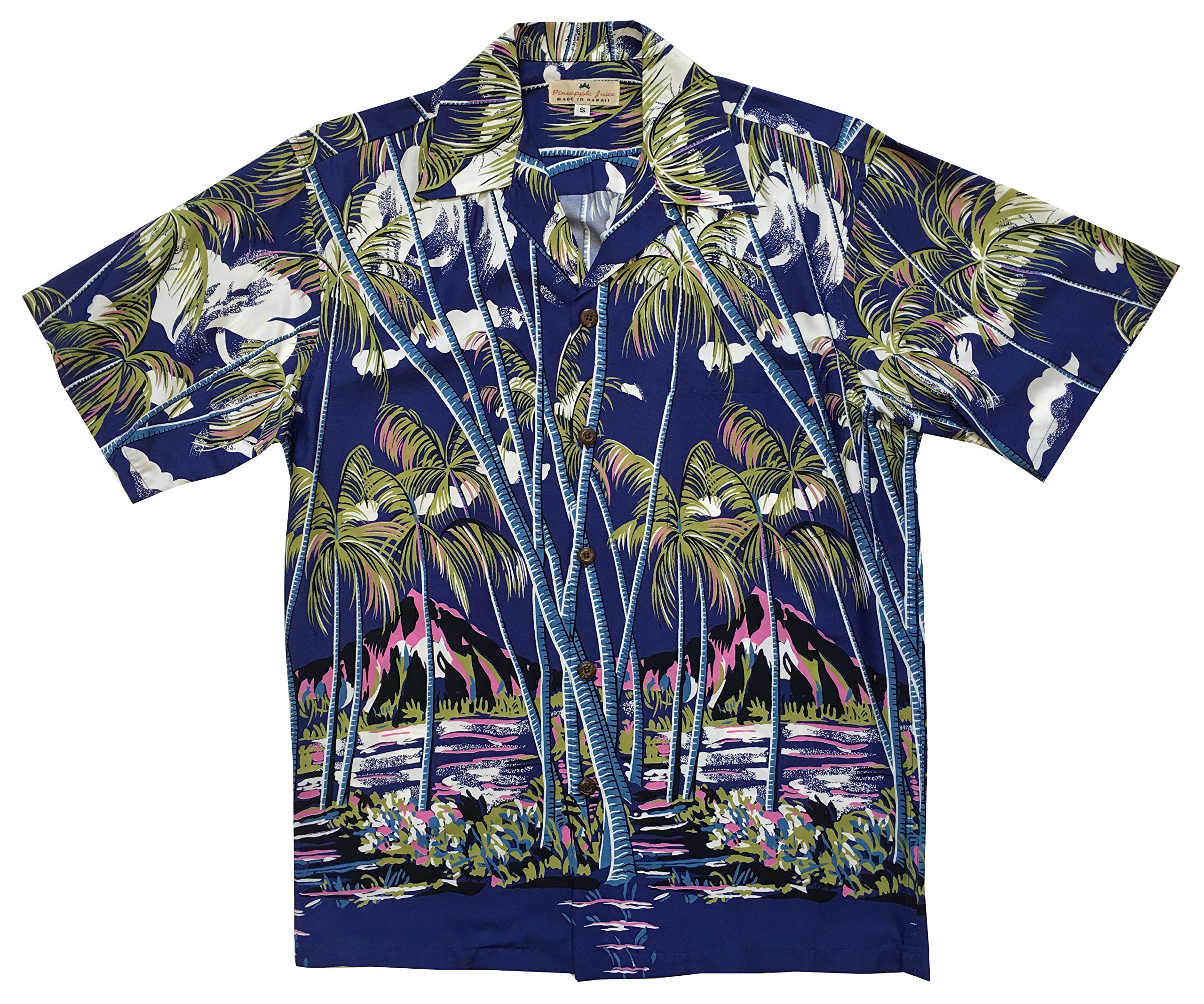 Premium Pineapple Juice Men's Hawaiian Aloha Shirt - Tropical Vacation & Summer Beach Party Essential