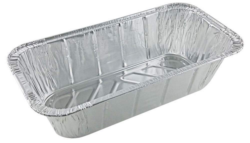 Handi-Foil 1/3 Size Deep Aluminum Steam Pans & 5 lb Loaf Pans (Pack of 200) - Perfect for Catering, Baking, Meal Prep & Food Storage