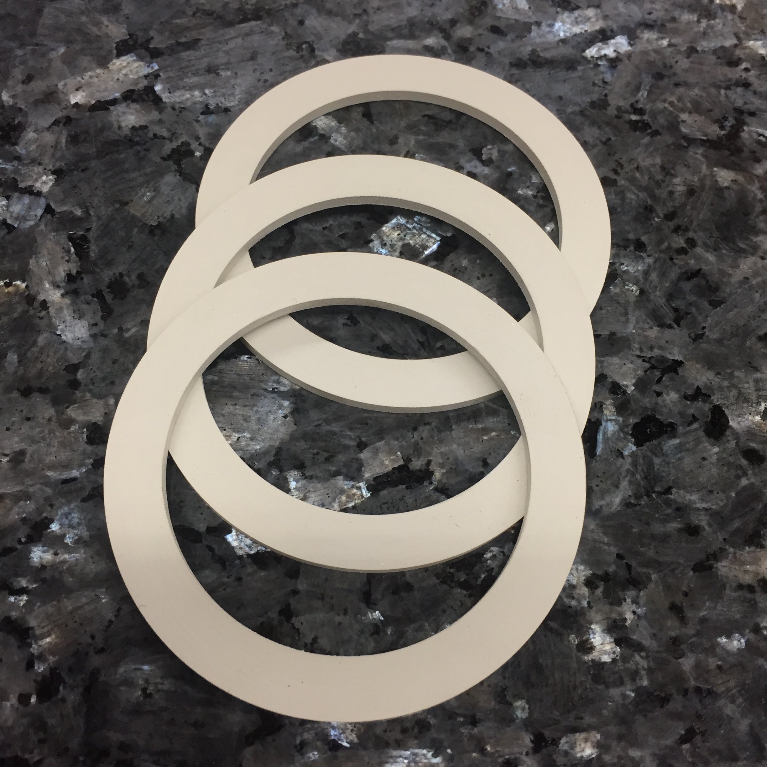 Premium Moka Pot Seals Replacement Gaskets - Compatible with 3 to 12 Cup Stovetop Espresso Makers (3-Pack) - Perfect for Leak Prevention & Daily Coffee Brewing