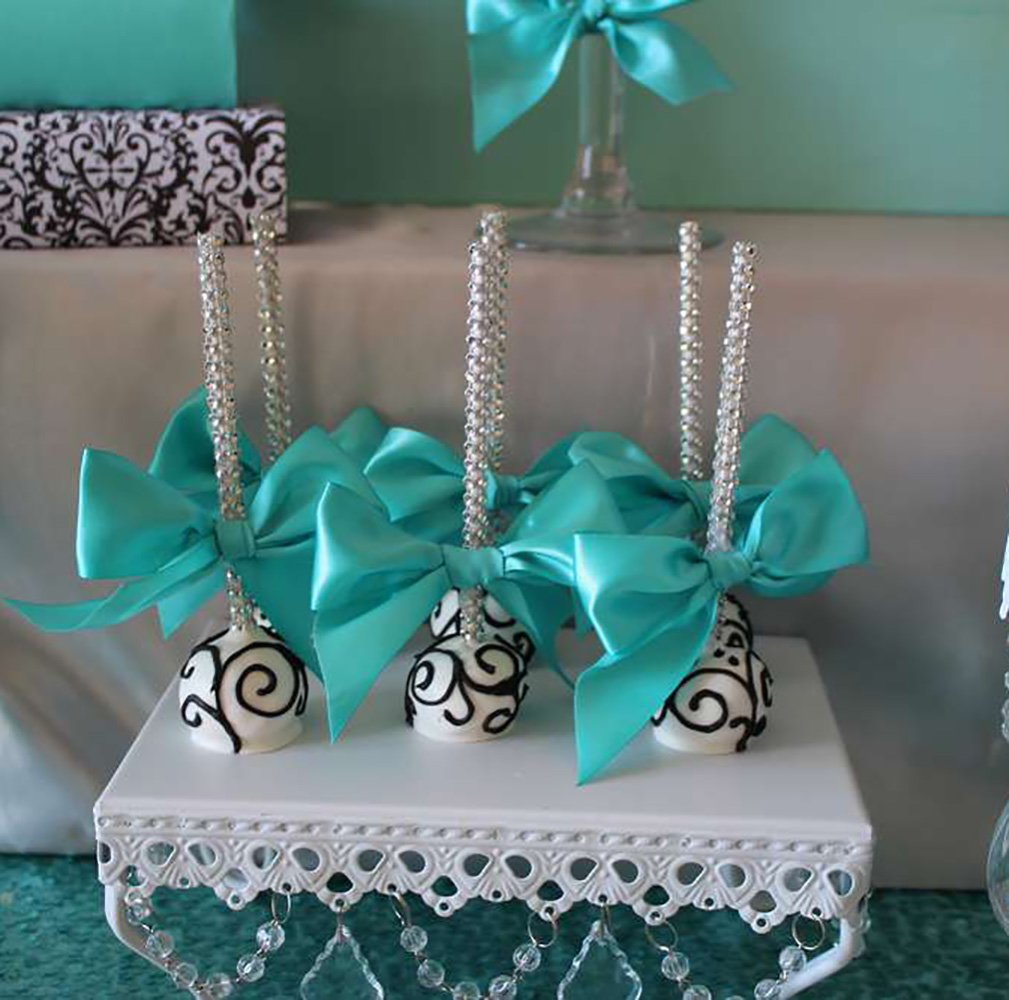 Luxury White Square Cake Stand Set of 3 - Elegant Chandelier Design Dessert Plates for Weddings, Anniversaries, Bridal Showers & Baby Showers - Perfect for Party Decor, Dessert Tables & Special Occasions