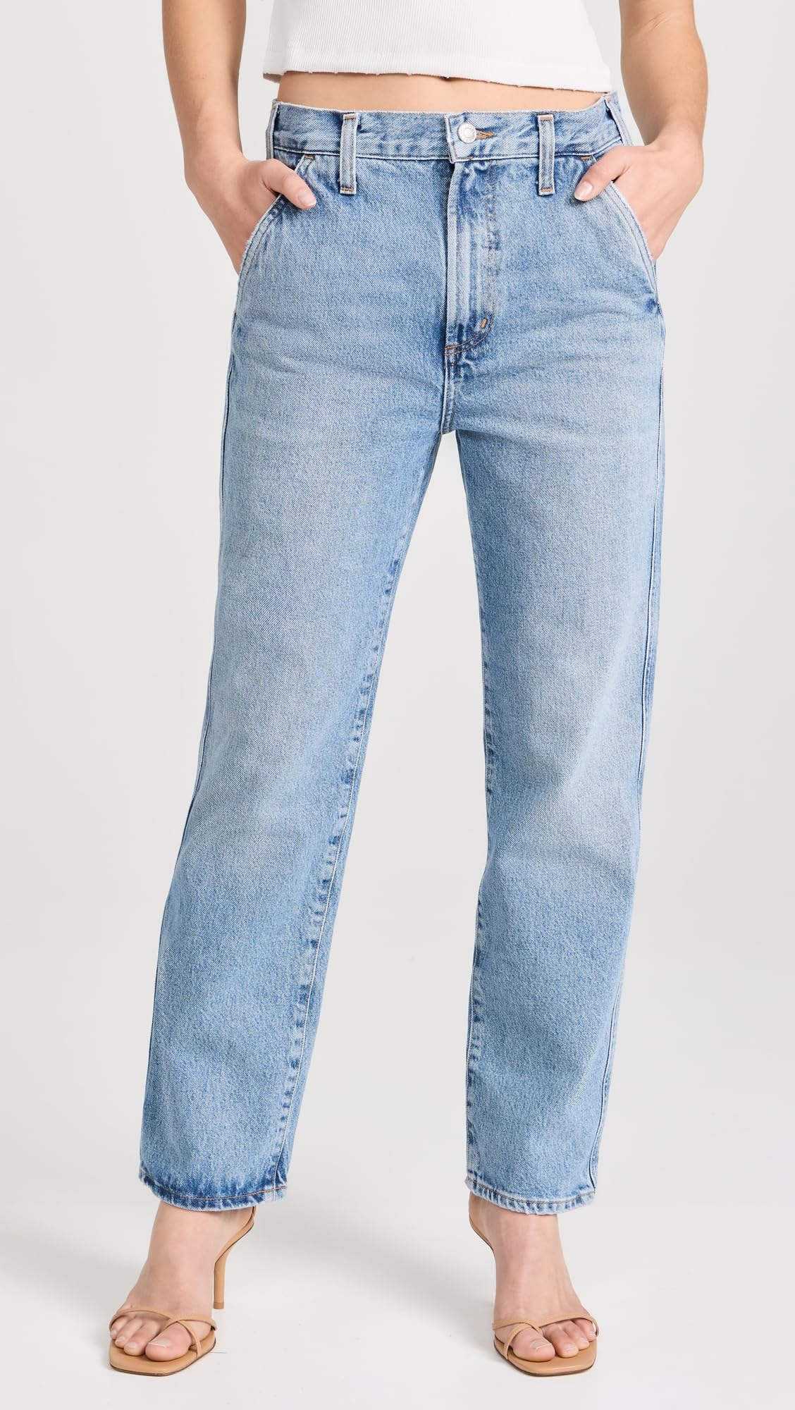 AGOLDE Women's Cooper High-Rise Straight Leg Jeans - Stylish & Comfortable Denim Pants for Casual Wear, Office & Weekend Outfits