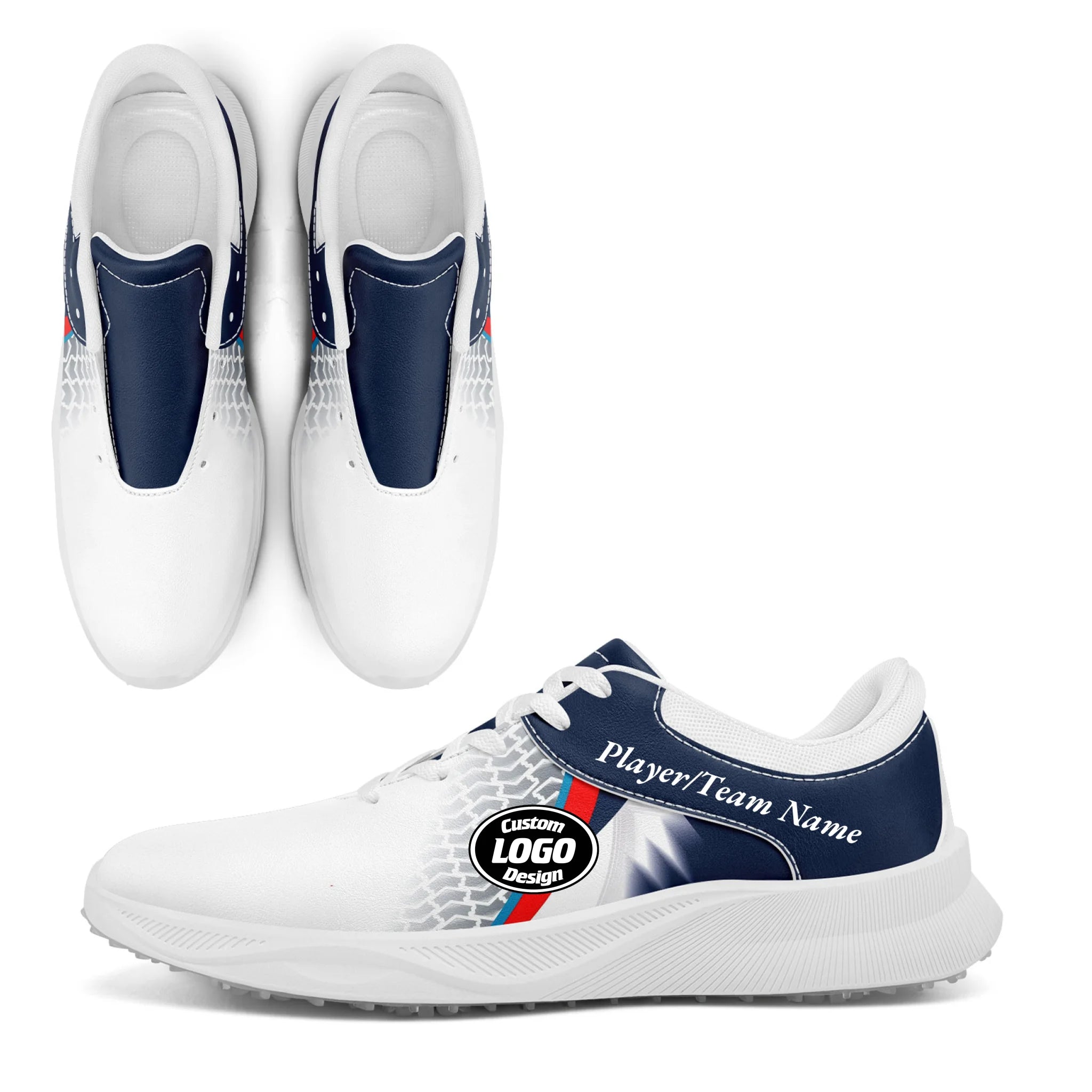 Custom Golf Performance Sneakers for Men & Women - Personalized Durable Athletic Shoes for POD Resellers - Lightweight Comfort Walking & Running Shoes for Golf, Gym, and Casual Wear (FN062 25020099 3)