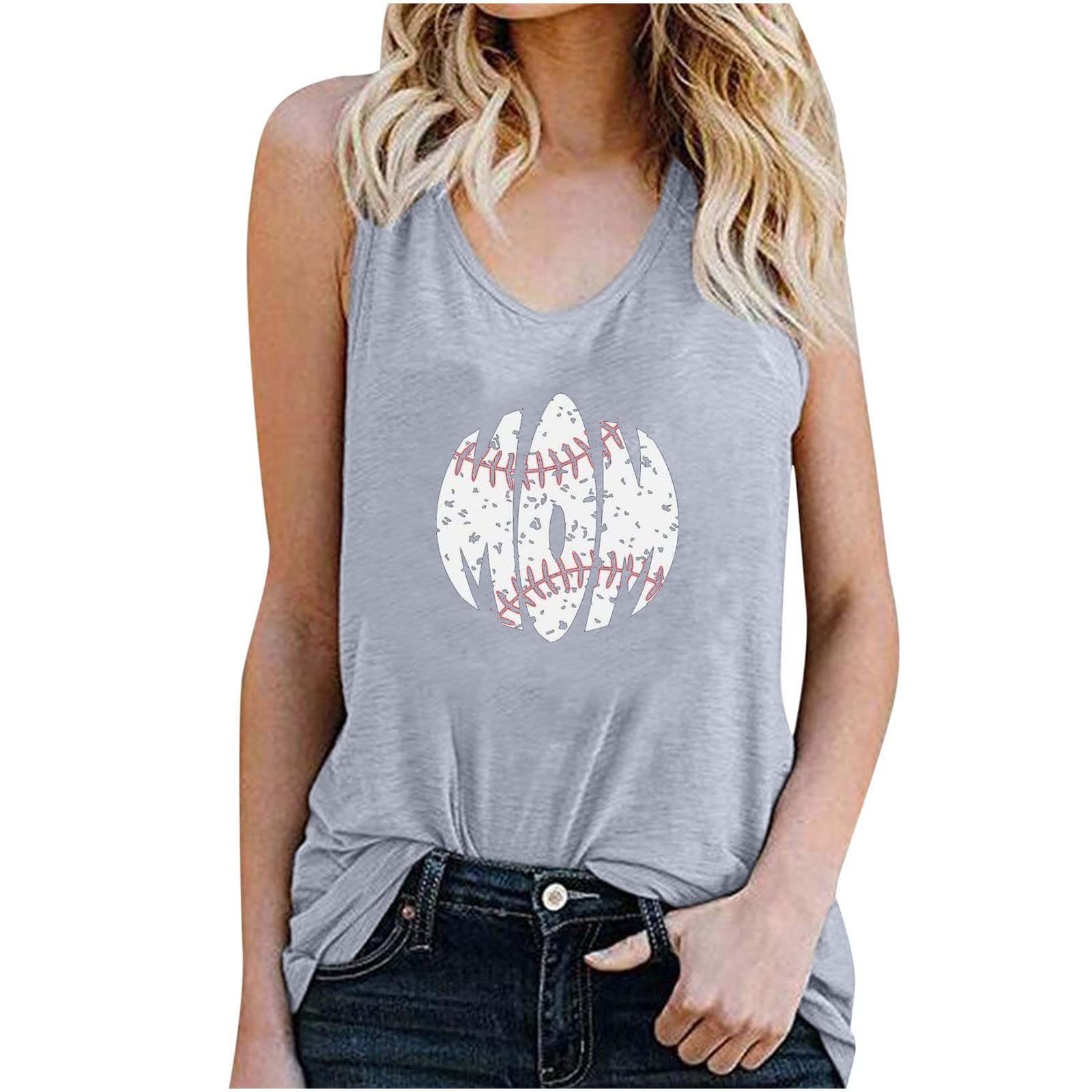 Women's Padded Tank Tops - Sleeveless Pullover Blouse with Printing & Solid Colors | Perfect for Summer, Workout, Layering & Casual Wear