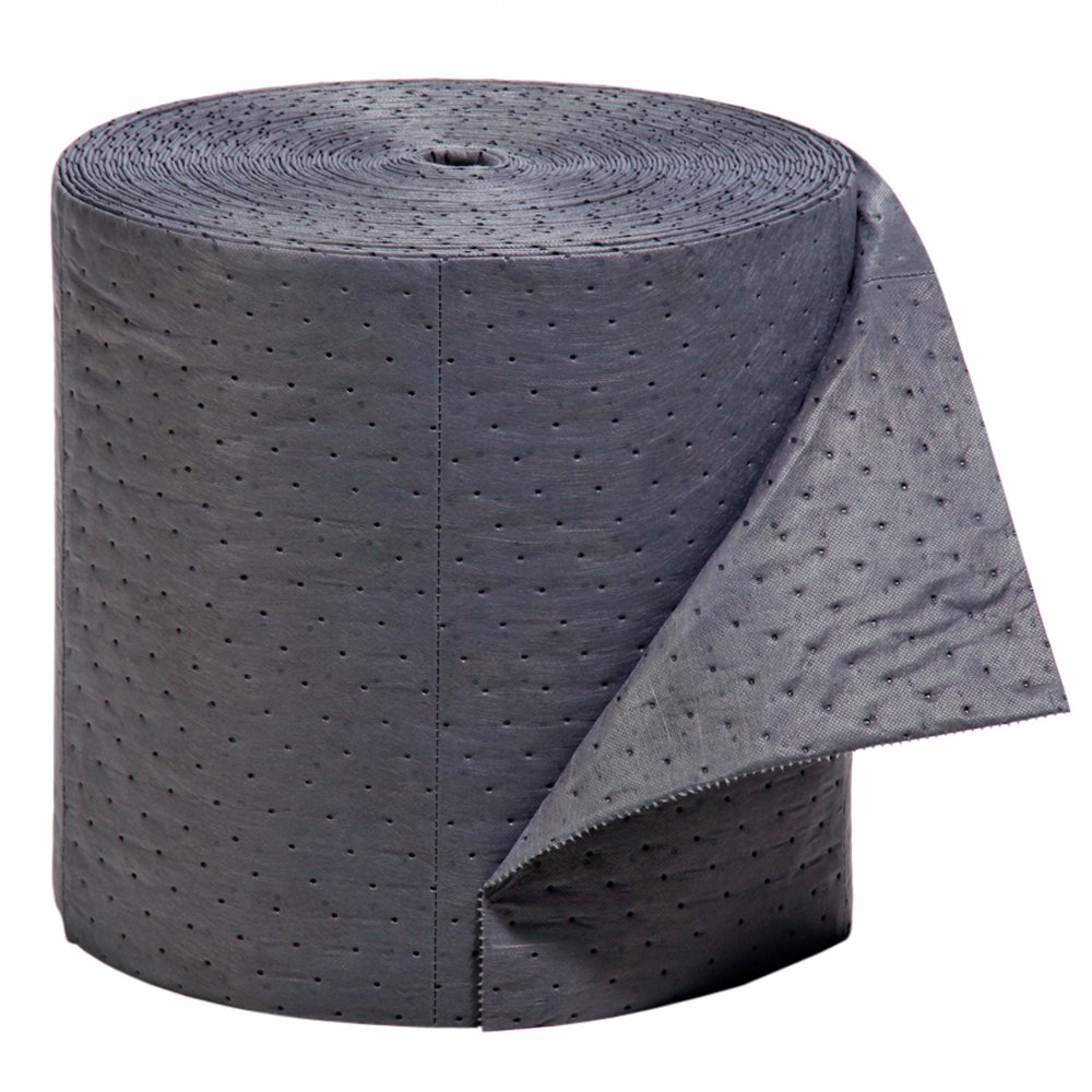 PIG Extra Heavy Duty Pig Mat - 18-Gallon Absorbency Oil Water Absorbent Mat - 150' x 16