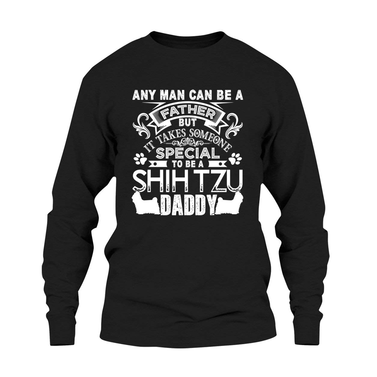 Light Pink Shih Tzu Daddy T-Shirt - Funny Dog Lover Apparel for Men & Women | Casual Wear, Pet Owner Gifts, Dog-Themed Outfits