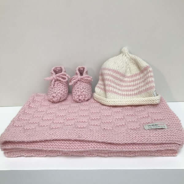 Cozy Travel Blanket, Beanie & Booties Set - Winter Warmth Essentials for Airplane, Car & Outdoor Adventures