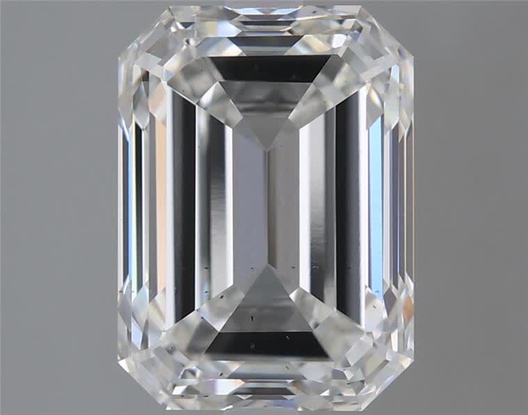 2.85 Carat F VS2 Emerald Cut Lab-Grown Diamond - Perfect for Engagement Rings & Luxury Jewelry