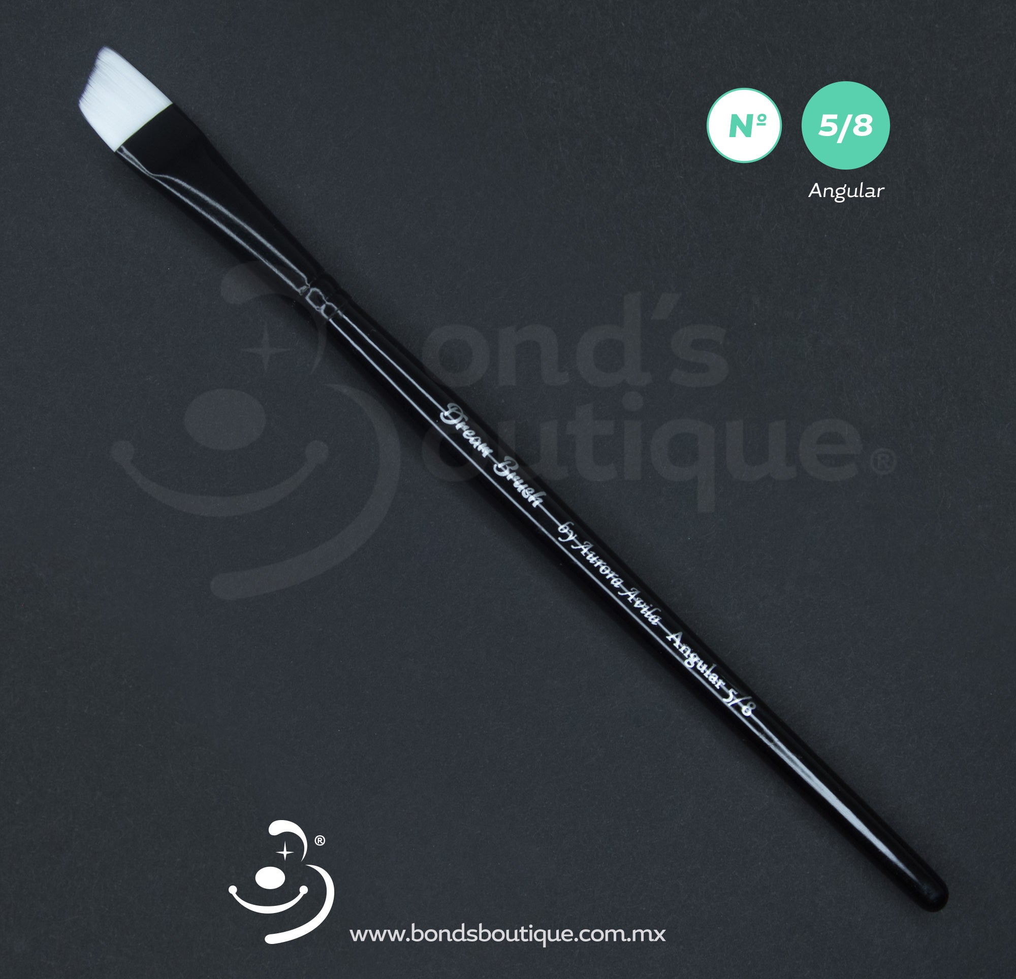 Dream Brush Slanted #5/8 - Professional Angled Makeup Brush for Flawless Foundation & Contouring - Perfect for Everyday Makeup & Special Occasions
