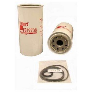 Fleetguard FS19738 Fuel Water Separator Filter - Heavy Duty Diesel Engine Protection for Trucks, Tractors & Marine Applications