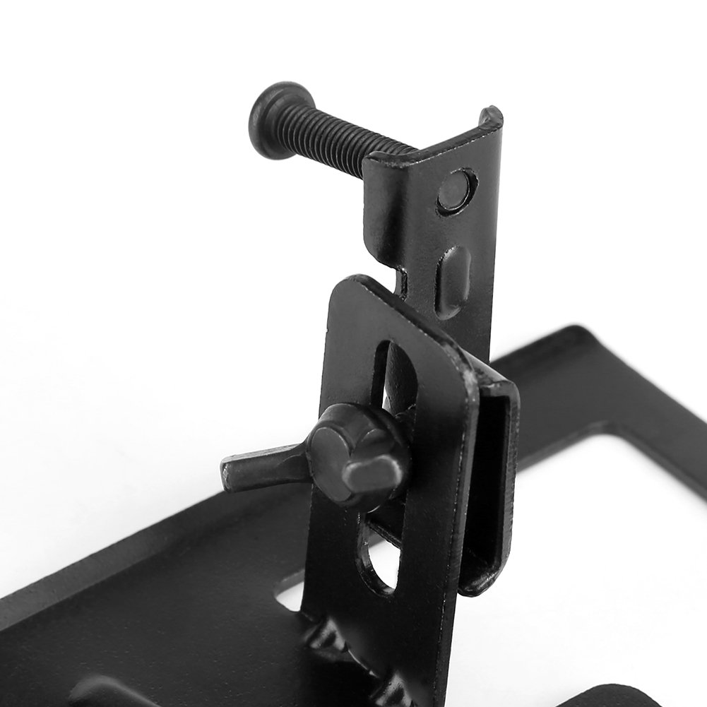 Fdit Heavy-Duty Steel Angle Grinder Stand - Adjustable 2-3cm Cutting Machine Base with Secure Bracket Holder | Perfect for Metalworking, Wood Cutting & DIY Projects