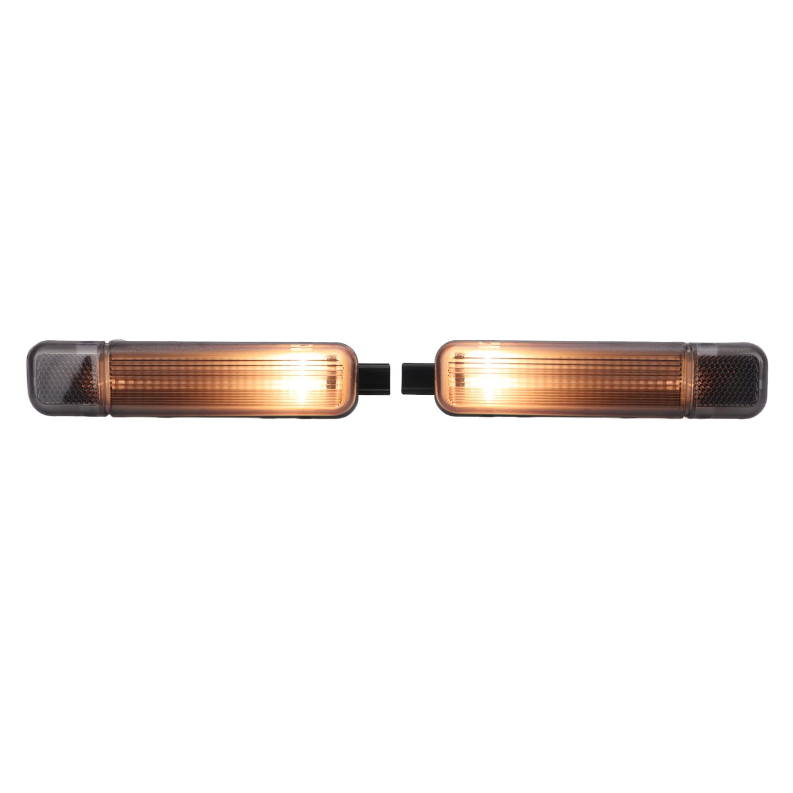 Aramox White LED Interior Door Courtesy Lights - Replacement for Chevrolet GMC 1500 2500 3500 Pickup Trucks 1997-2000 (Part# 15021518) - Bright Illumination for Safe Nighttime Entry/Exit