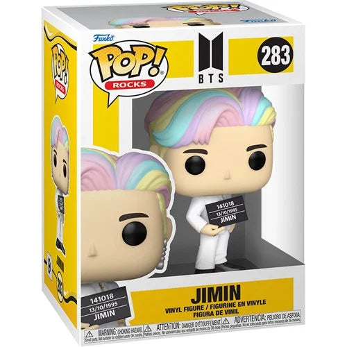 BTS Butter Jimin Pop! Vinyl Figure #283 - Funko Pop Collectible for K-Pop Fans, Perfect for Display & Gift Giving