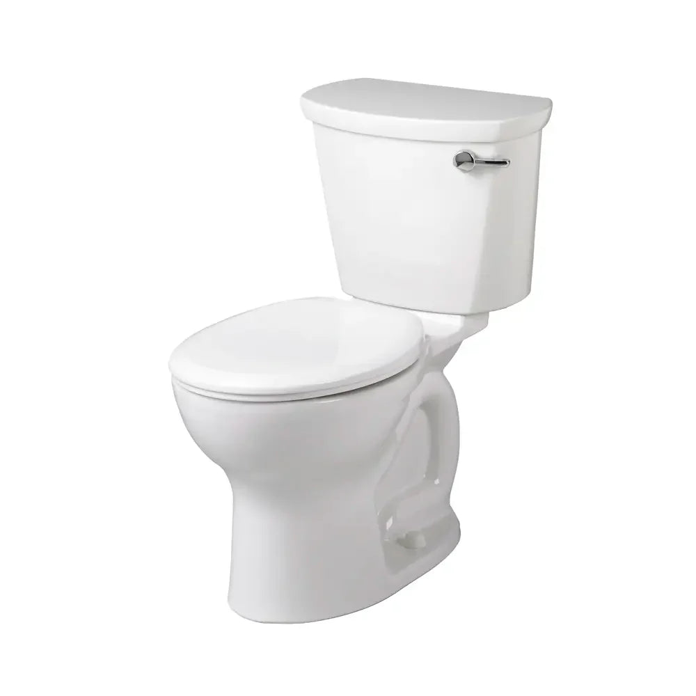 Cadet PRO Two-Piece 1.6 GPF/6.0 LPF Water-Saving Round Front Right-Hand Flush Toilet - Compact Bathroom Solution for Small Spaces & Modern Homes