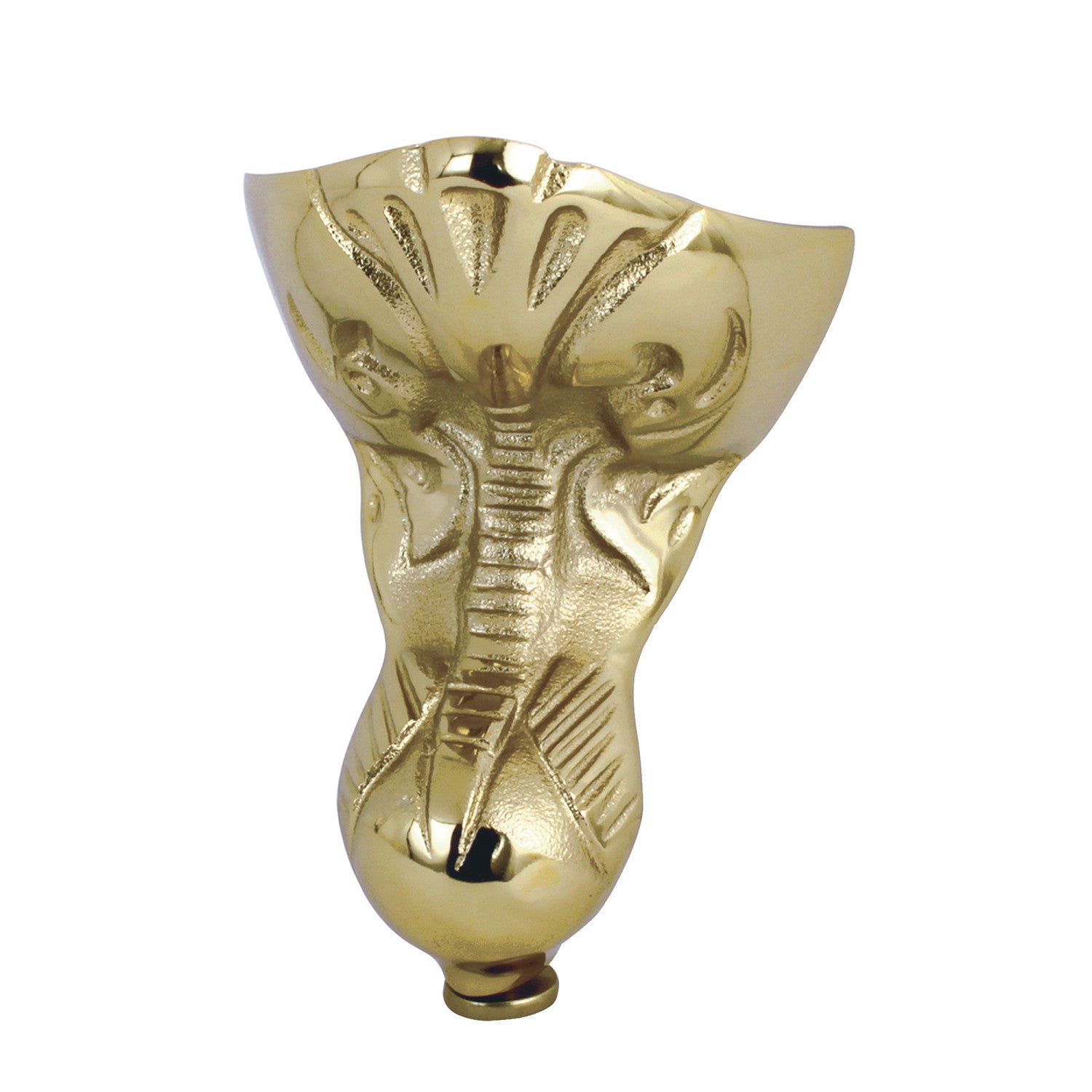 Aqua Eden NHVCTZT2 4-Piece Eagle Claw Brass Tub Feet Set - Polished Brass Finish for Vintage Bathtub Legs - Perfect for Antique Clawfoot Tub Restoration & Bathroom Decor