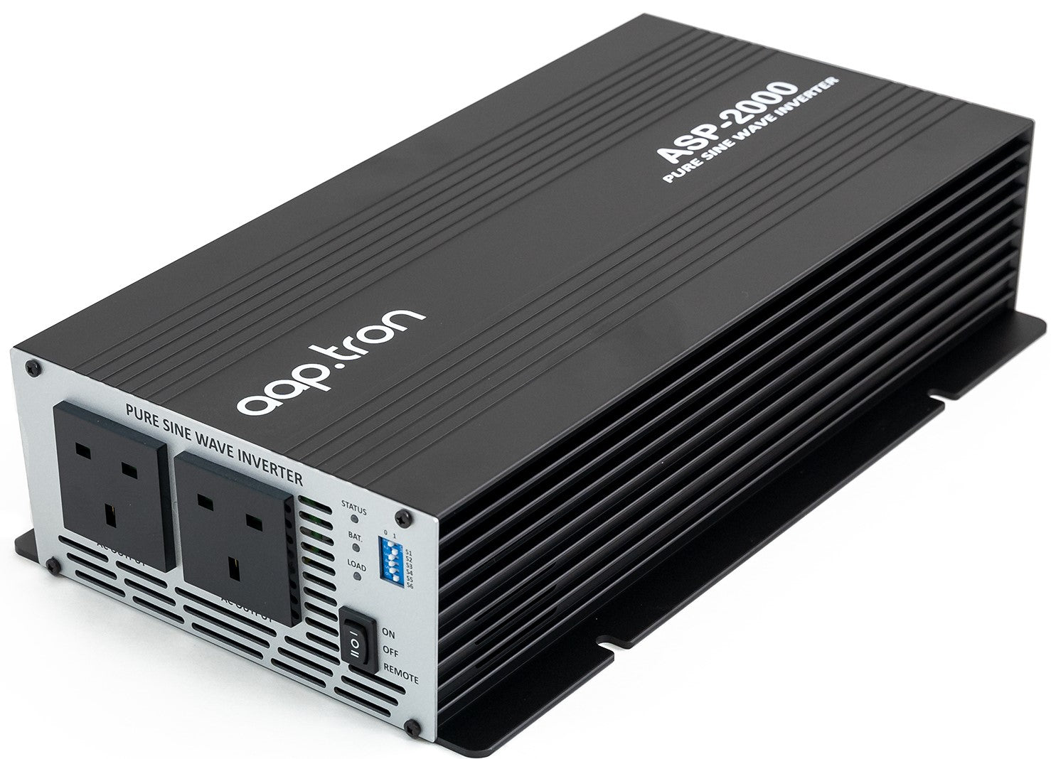 24V 2000W Pure Sine Wave Power Inverter with Twin UK Sockets - Perfect for Caravans, Boats & Off-Grid Power Supply
