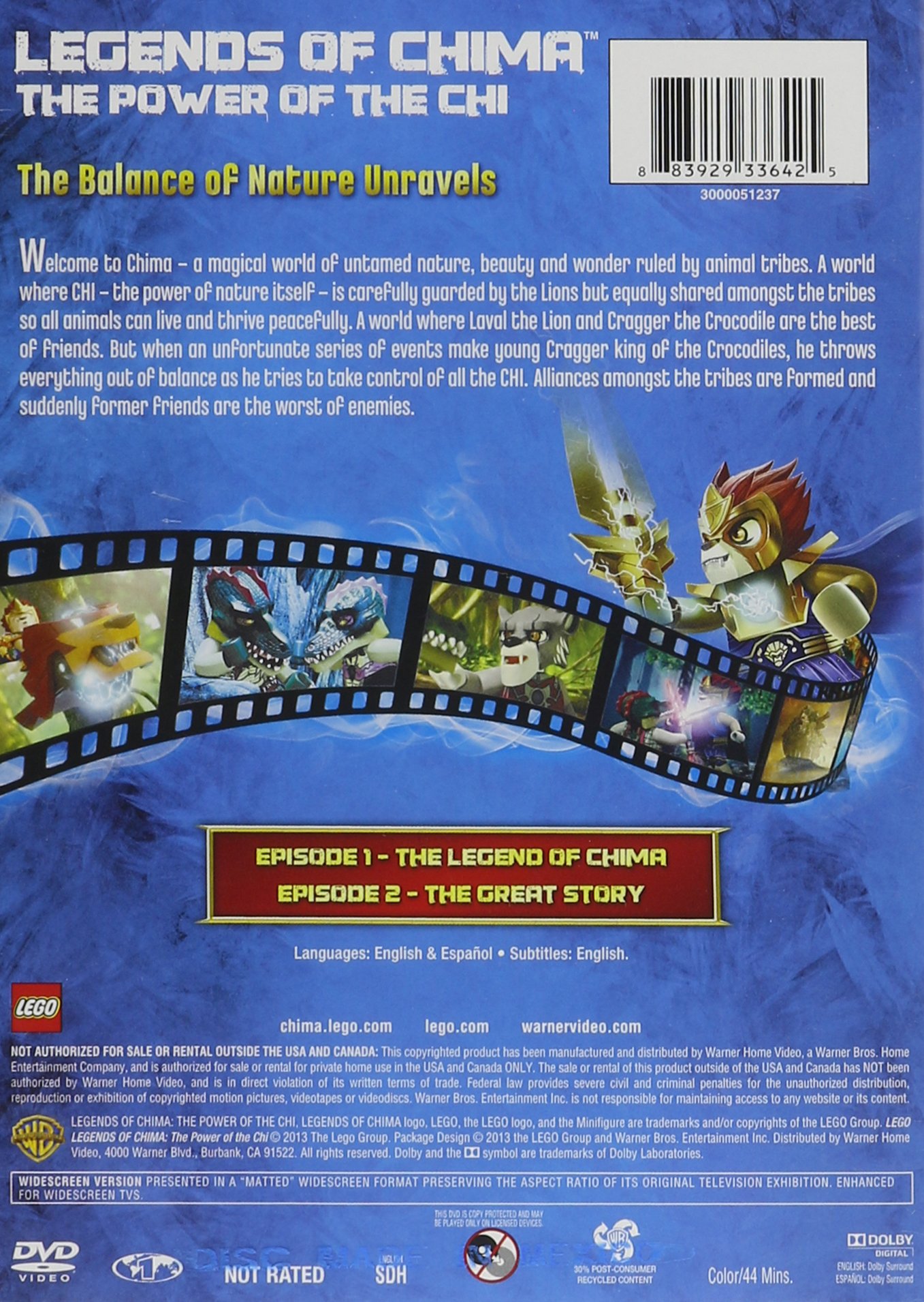 LEGO Legends of Chima: Power of The Chi Building Blocks Set - Creative Construction Toy for Kids & Collectors - Perfect for Playtime, Gifts, and Fantasy Adventure Scenes