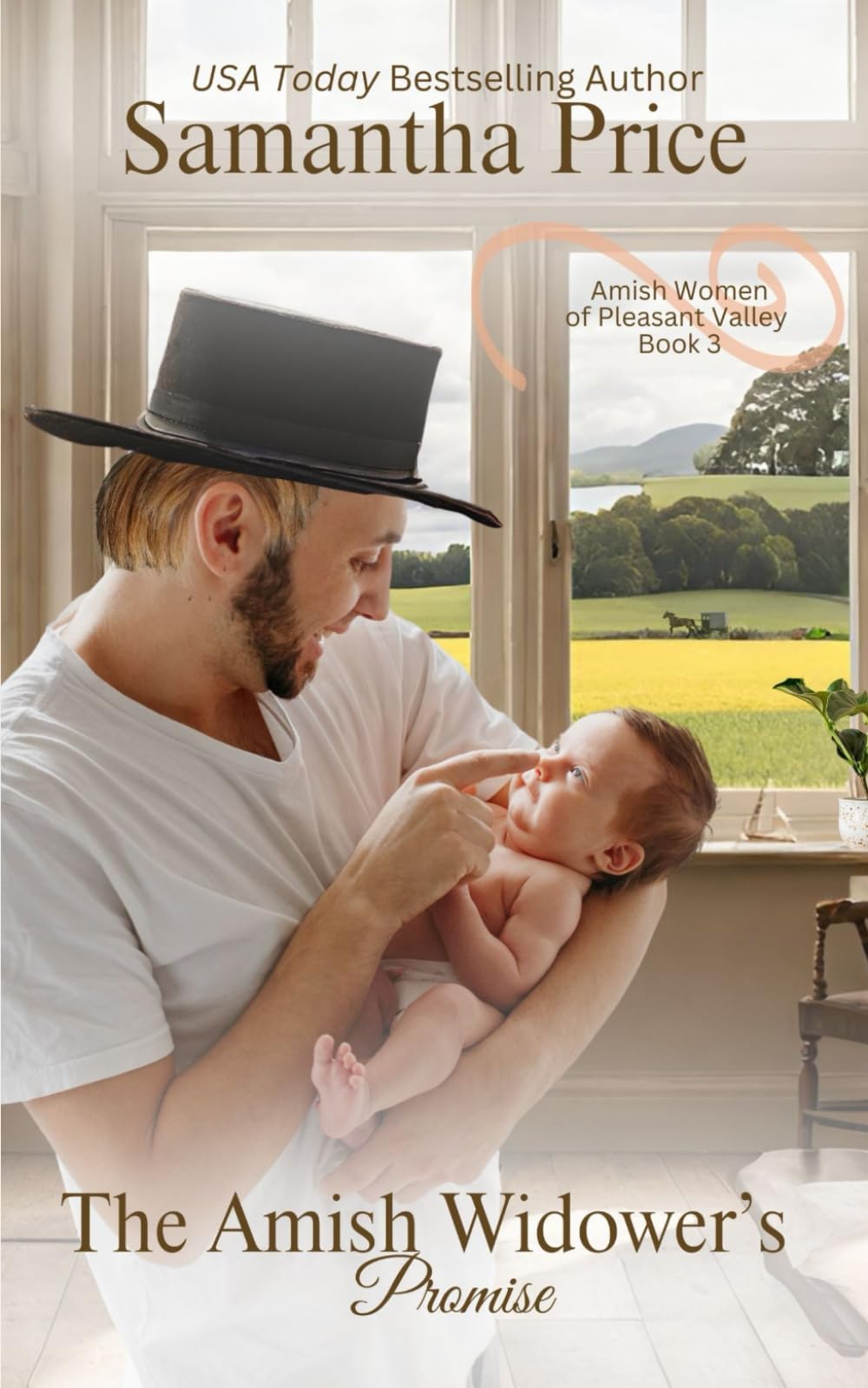 The Amish Widower's Promise: Heartwarming Amish Romance Novel - Amish Women of Pleasant Valley Series | Perfect for Christian Fiction Lovers & Book Club Discussions