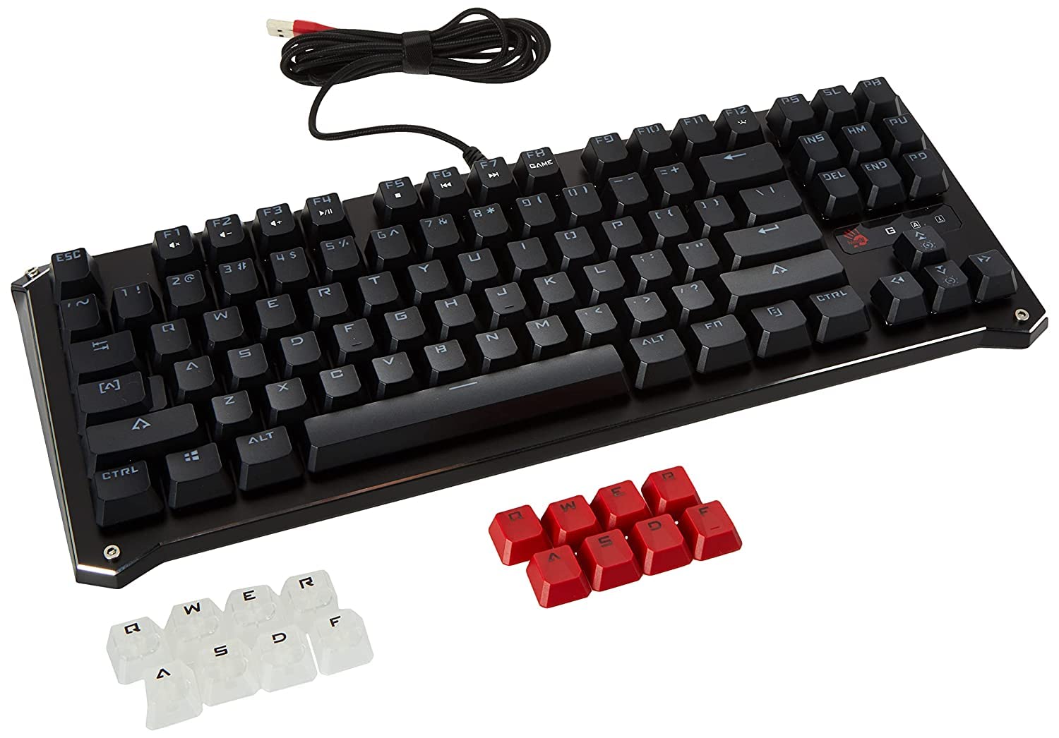 BLOODY B930 TKL Optical Gaming Keyboard - RGB Backlit, Quiet Linear Switches for Esports & Office Use