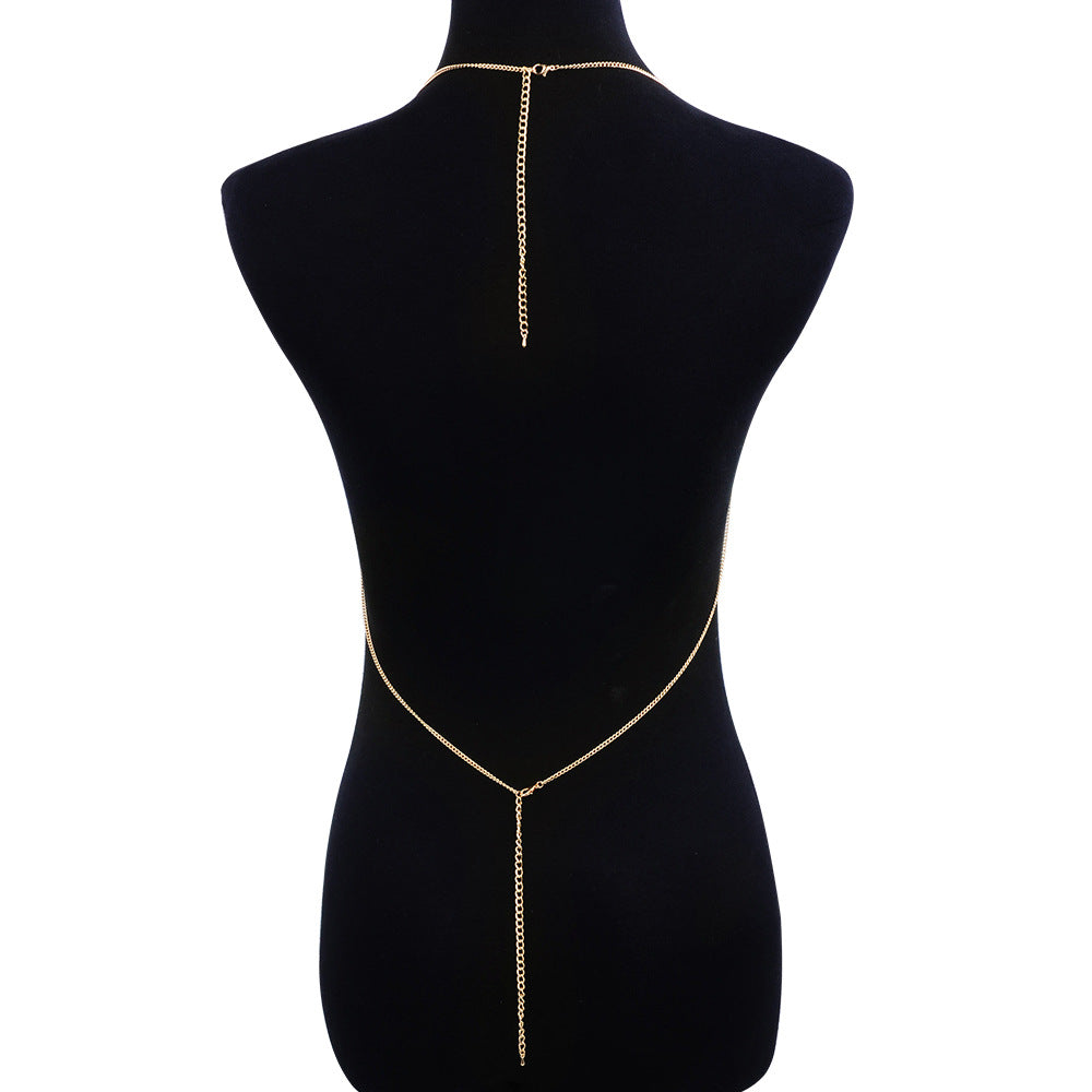 Exaggerated Gold Multi-Layer Tassel Jewelry Set - Elegant Statement Necklace for Women - Perfect for Parties, Weddings & Special Occasions