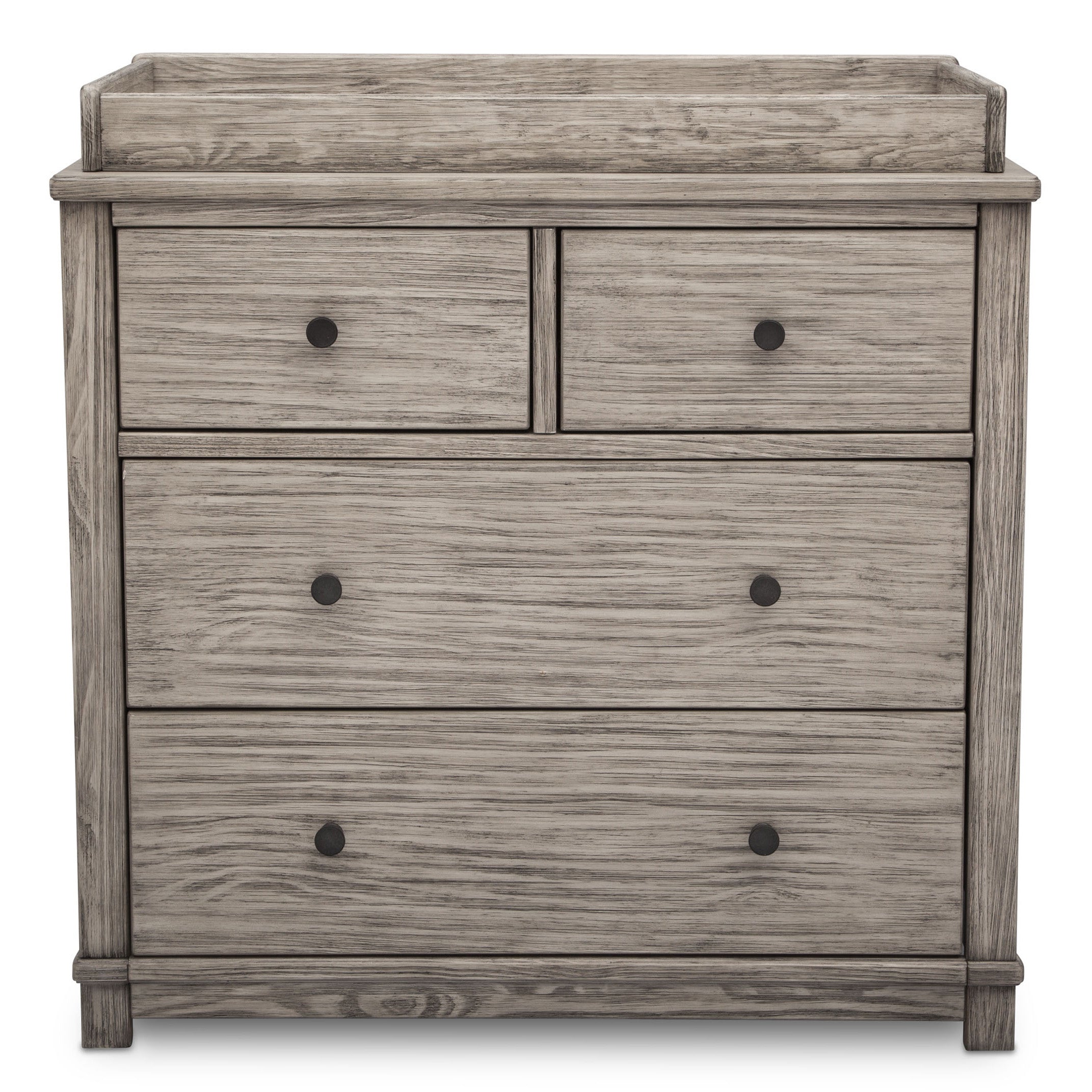 Modern 4-Drawer Baby Dresser with Changing Top & Secure Interlocking Drawers - Perfect for Nursery Organization & Infant Care
