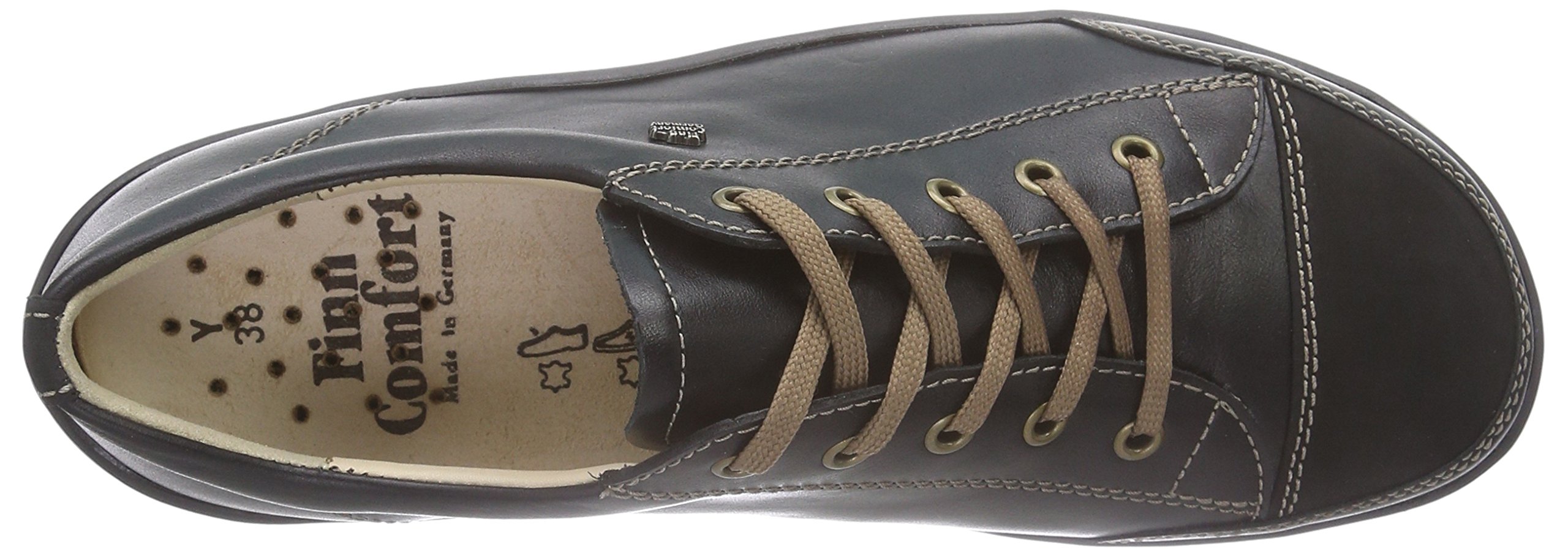Finn Comfort Women's Lace-Up Walking Shoes - Arch Support & Cushioned Comfort for All-Day Wear - Perfect for Travel, Work & Casual Outings