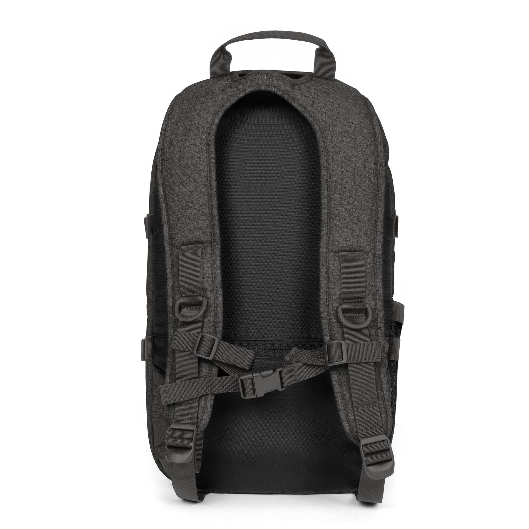 Eastpak Floid CS Backpack - Stylish Black Denim for School, Travel & Everyday Use | Durable Laptop Bag with Comfortable Shoulder Straps