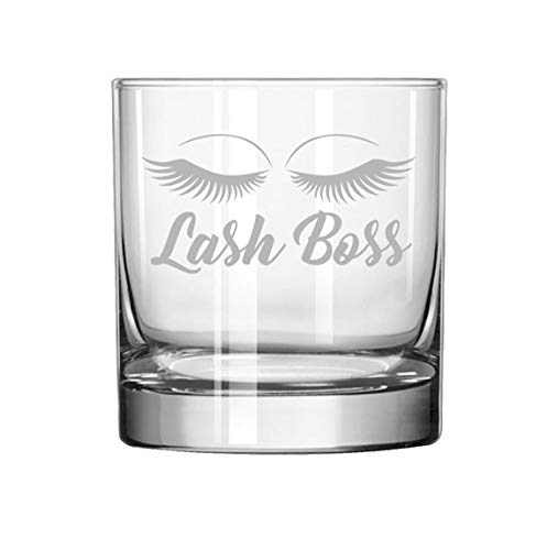 11 oz Rocks Whiskey Glasses Set of 4 - Highball Drinking Glasses for Bourbon, Scotch & Cocktails - Perfect for Home Bar, Parties & Gifts