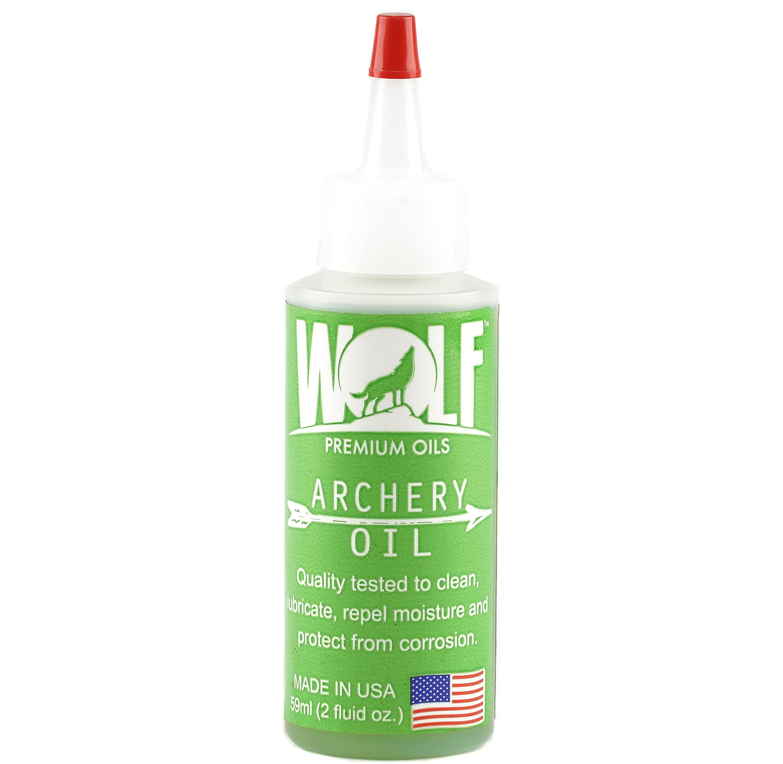 Wolf Premium Oil All-in-One Archery Oil & Cleaner – Best for Bow Maintenance, Lubrication & Protection | Ideal for Hunting, Target Practice & Outdoor Sports